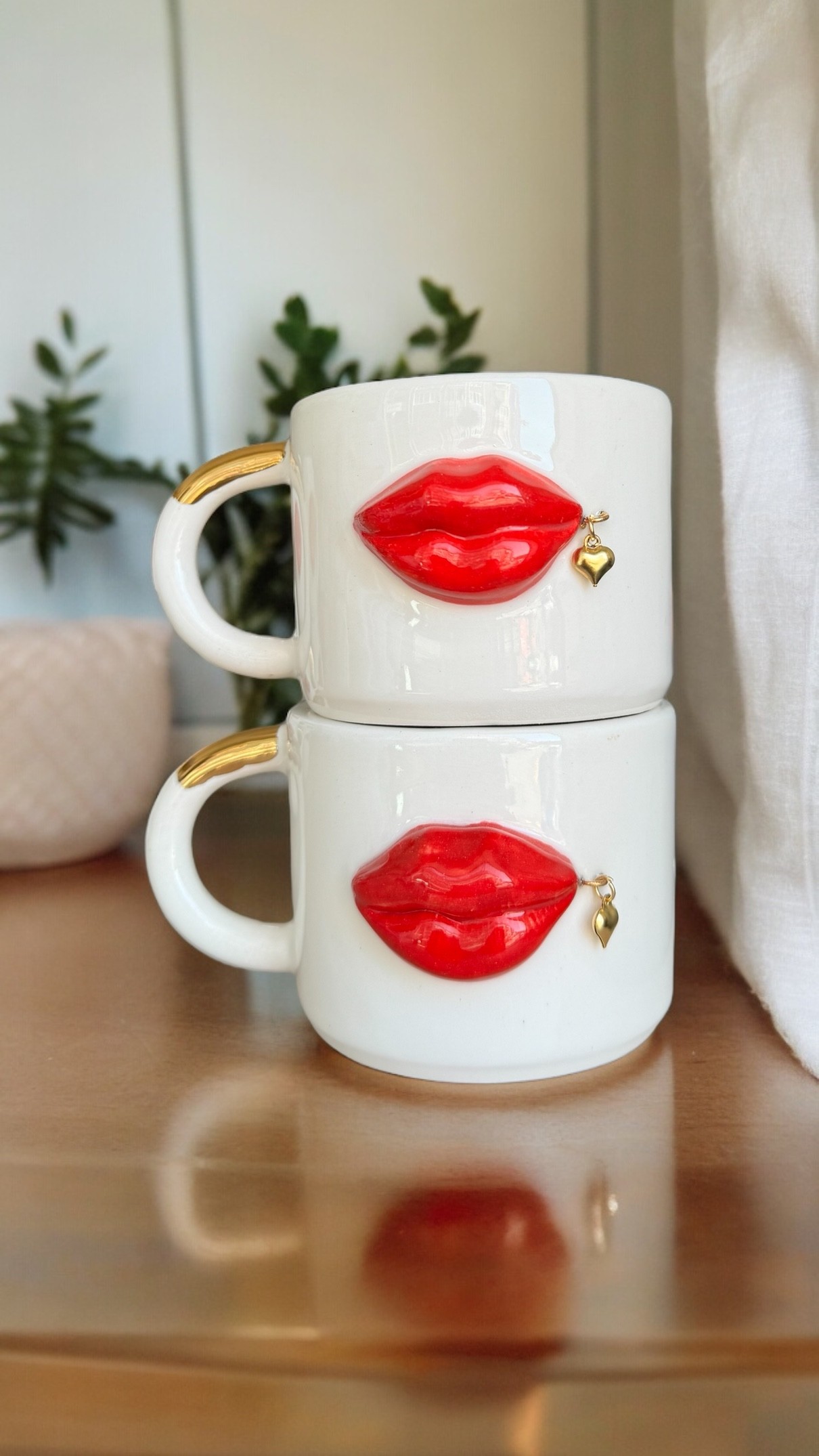 Lips Ceramic Mug