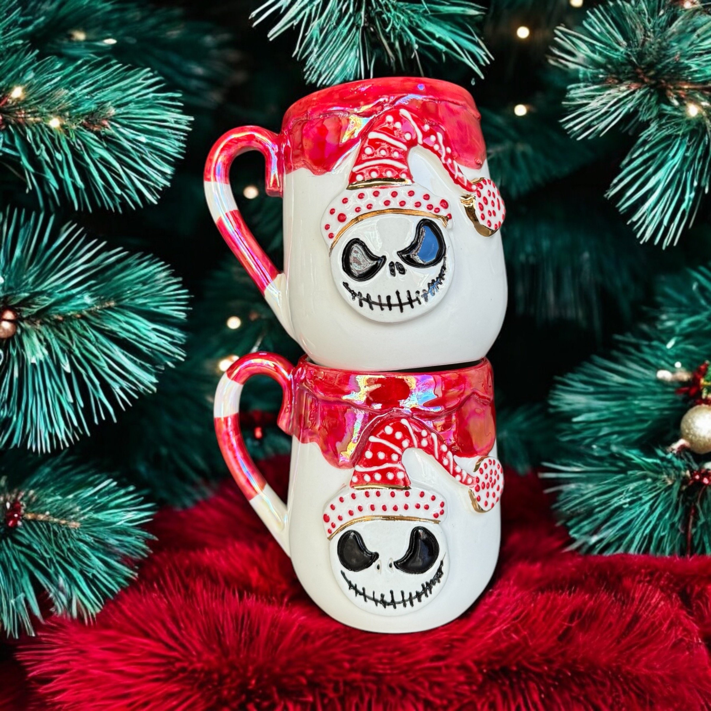 Christmas Skull Seramik Kupa