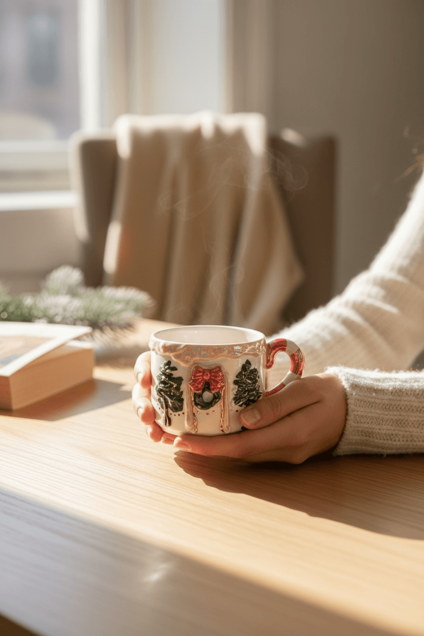 Şeker Evim Christmas Seramik Kupa