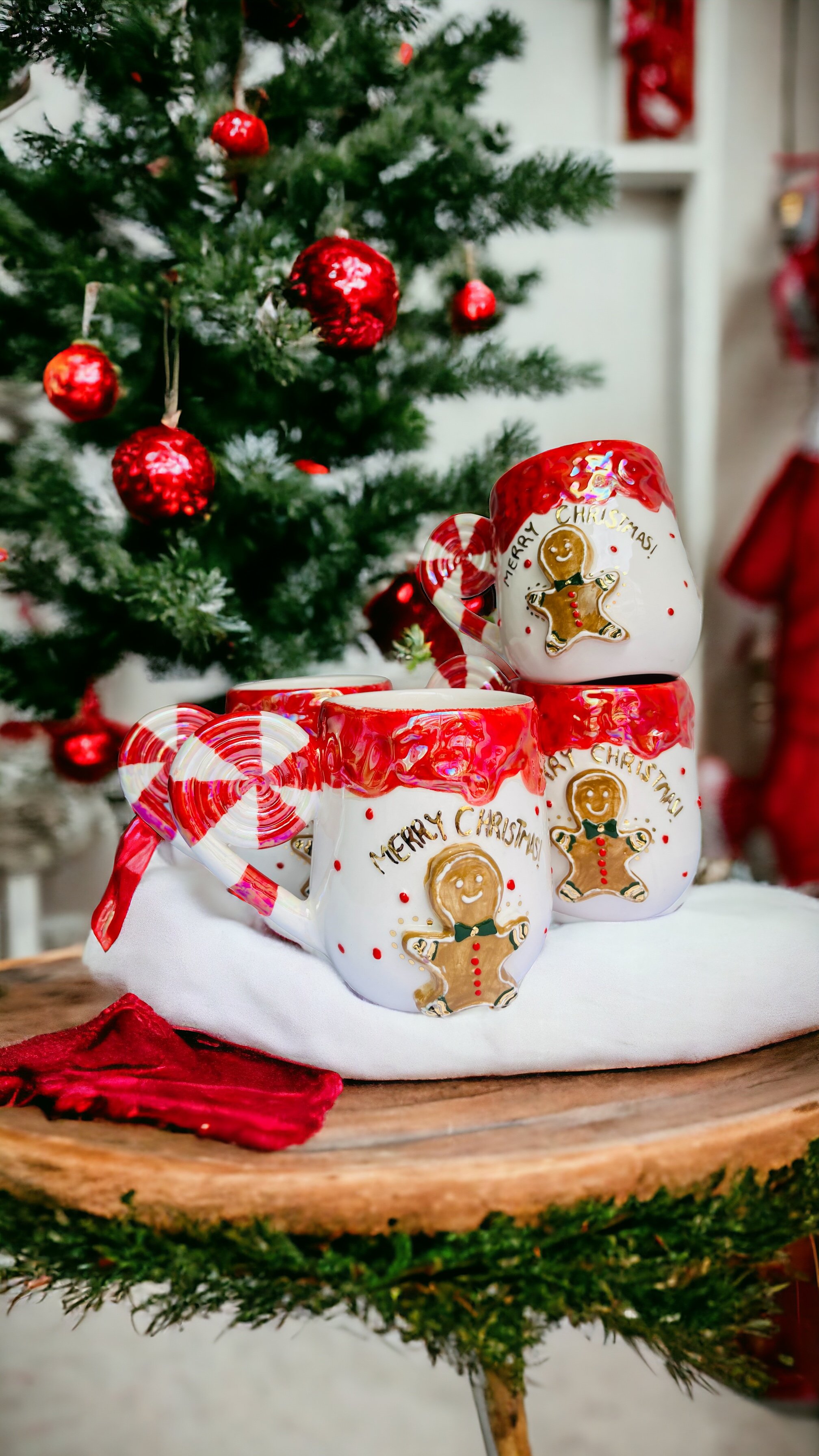 Christmas Cookie Seramik Kupa 