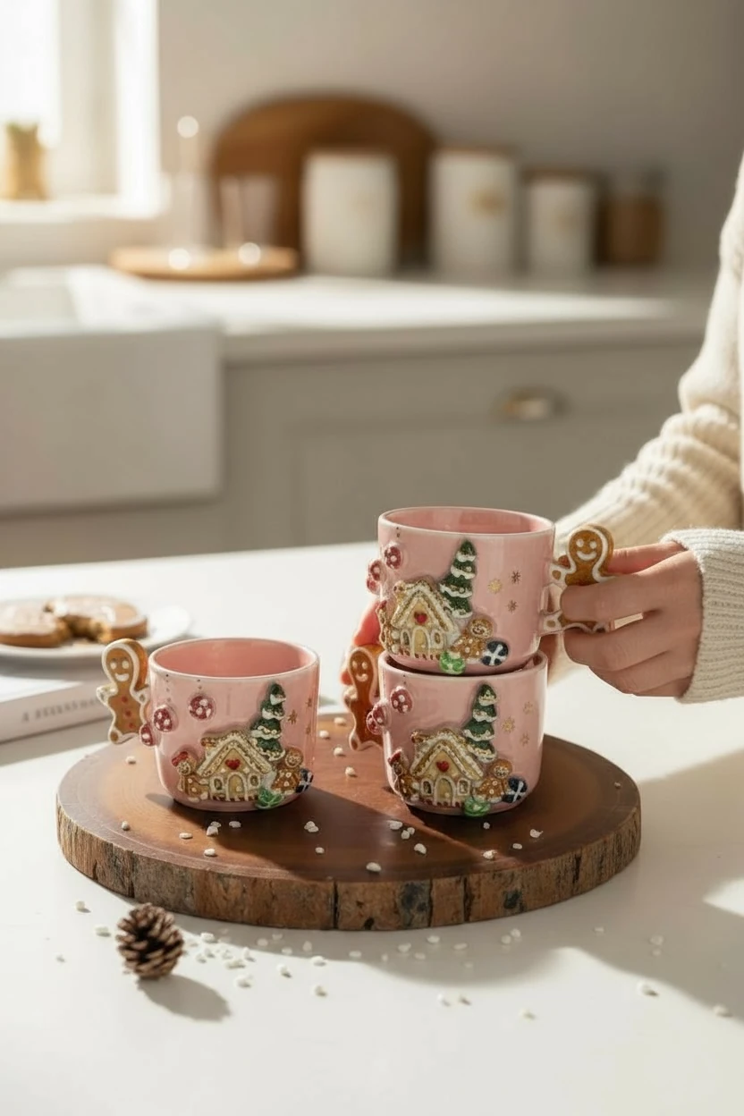 Holly Jolly Christmas Seramik Kupa