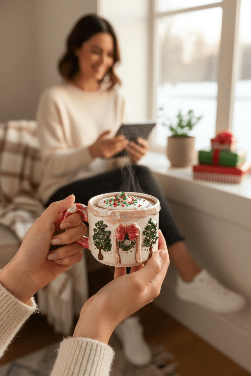 Şeker Evim Christmas Seramik Kupa