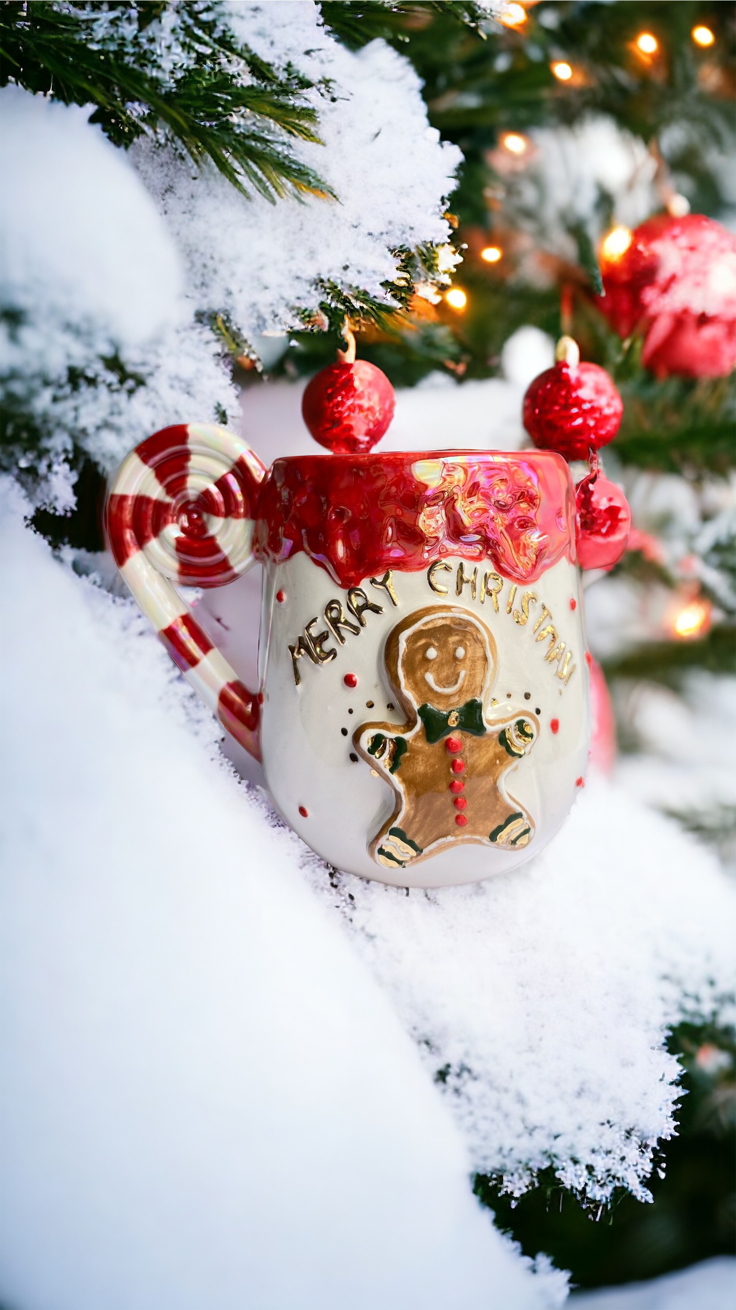 Christmas Cookie Seramik Kupa 