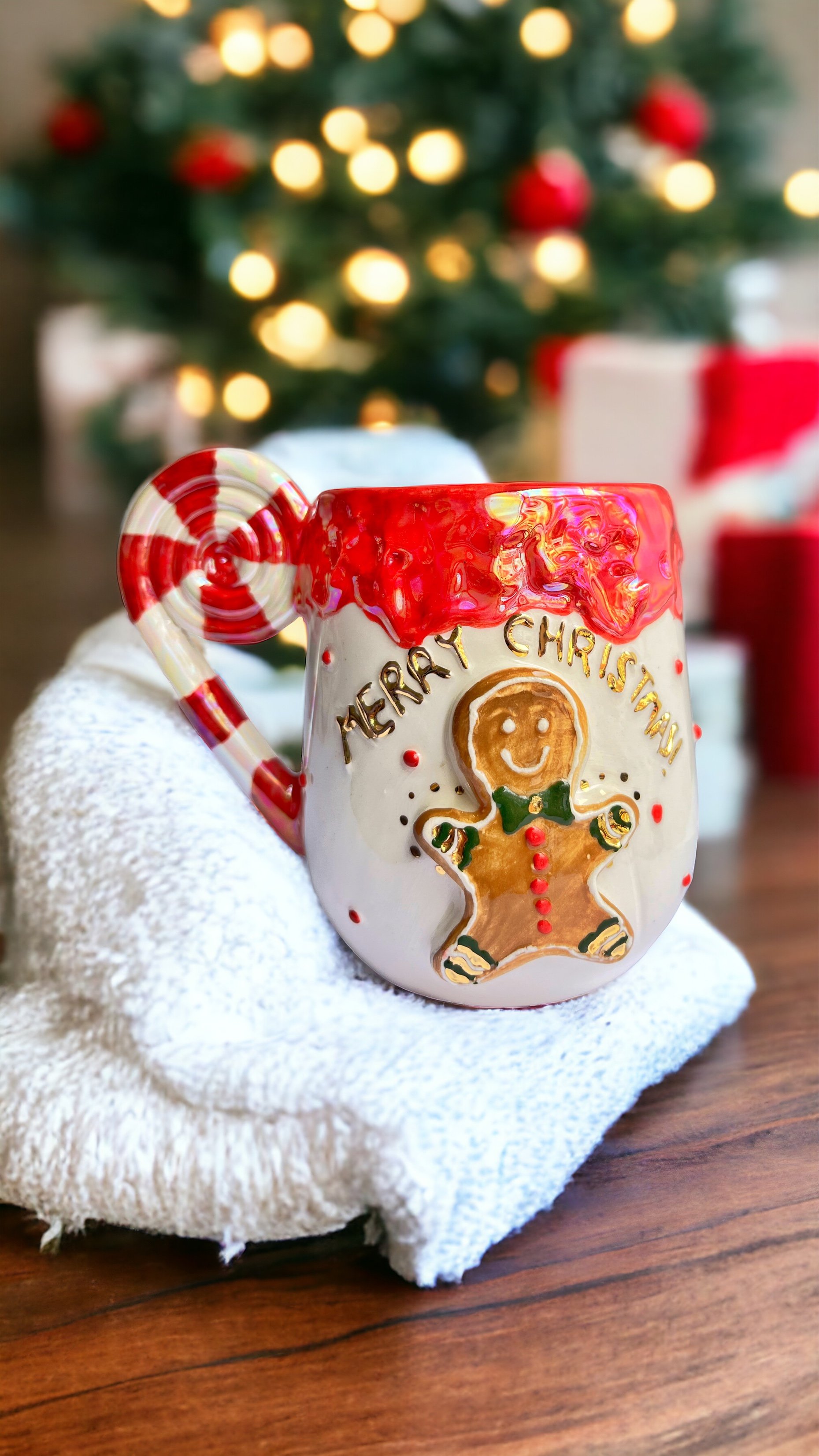Christmas Cookie Seramik Kupa 
