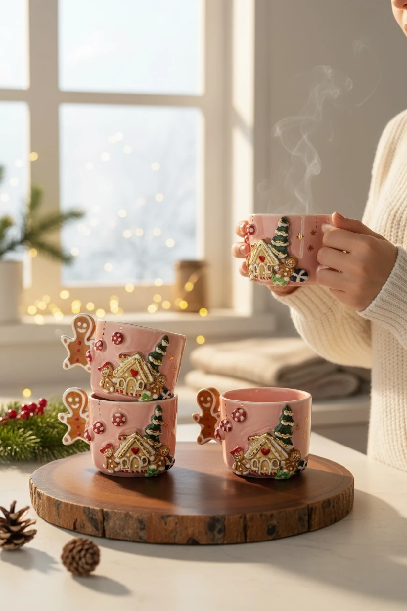 Holly Jolly Christmas Seramik Kupa