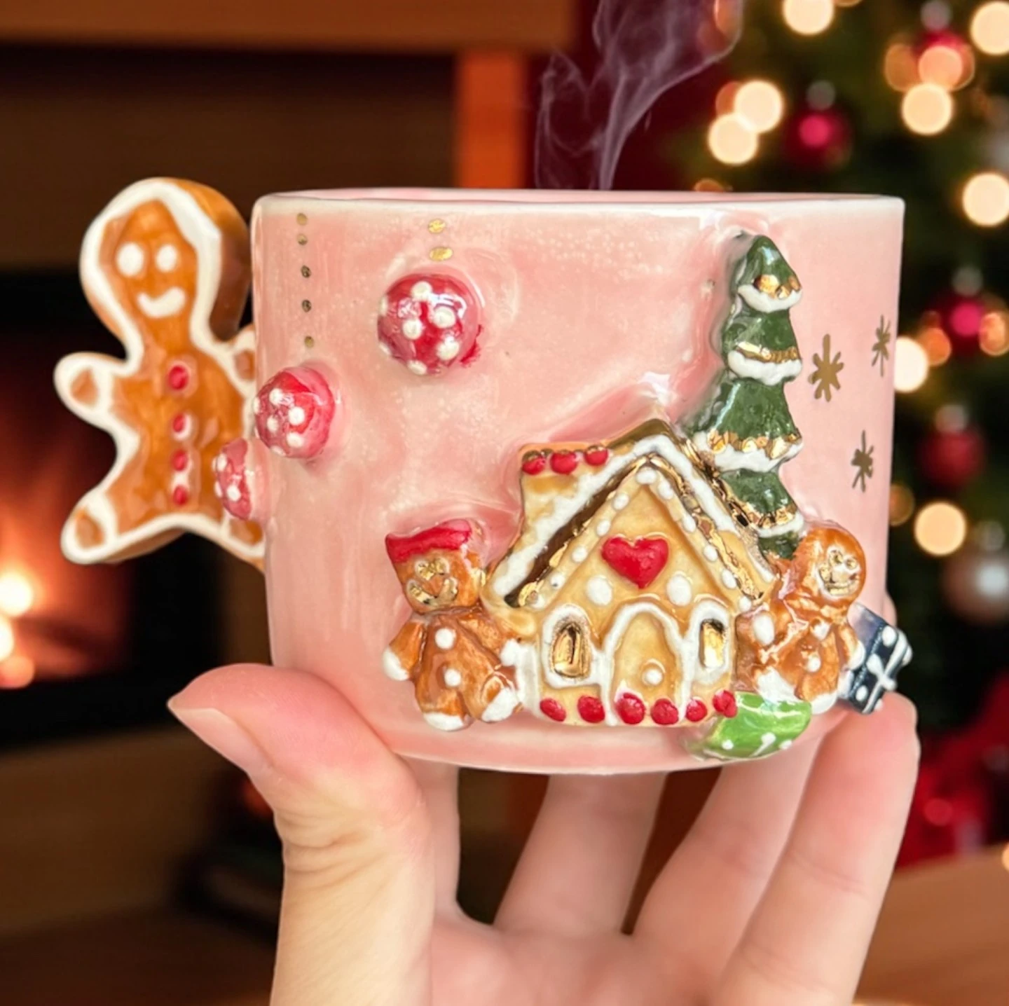 Holly Jolly Christmas Seramik Kupa