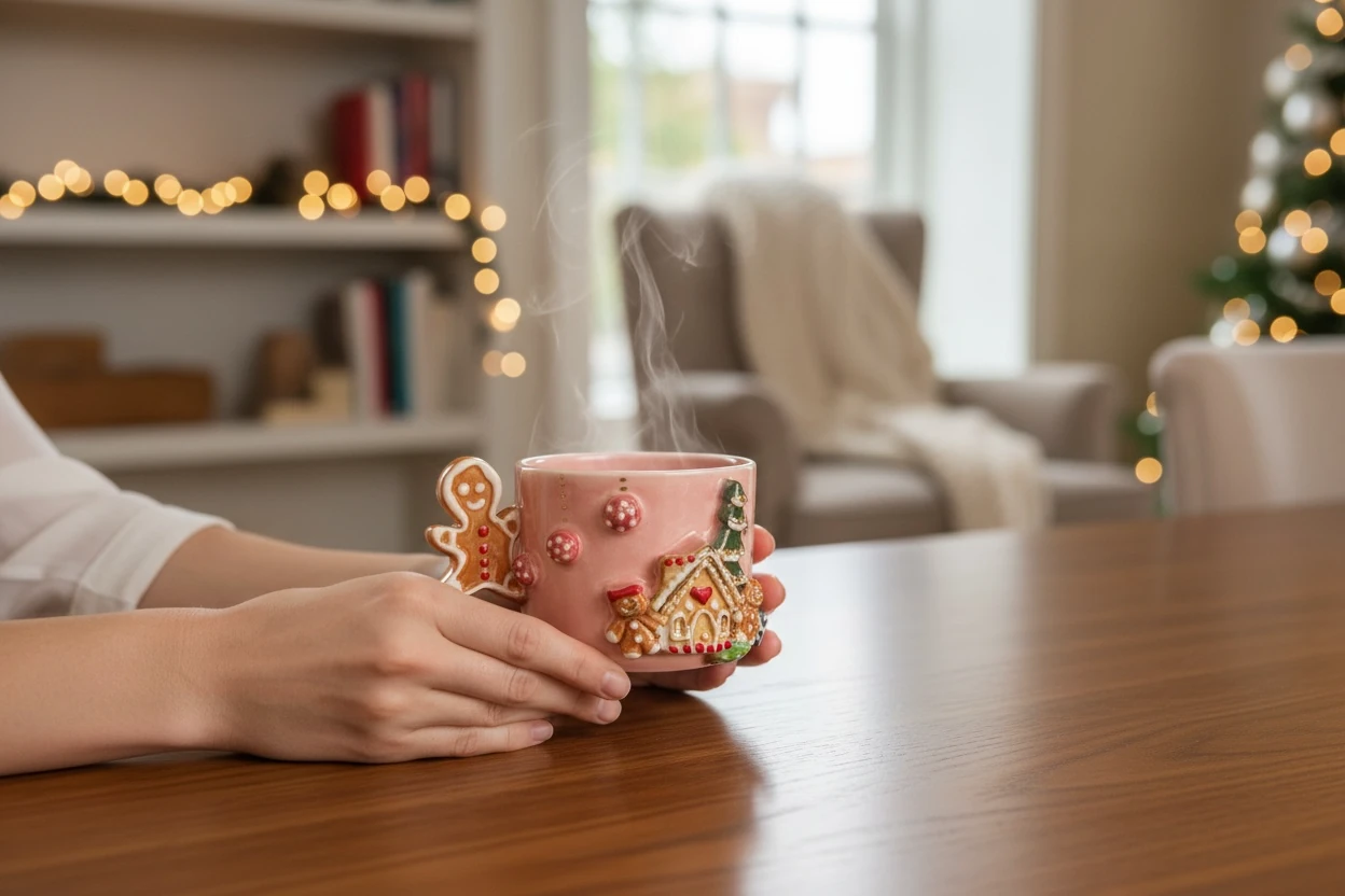 Holly Jolly Christmas Seramik Kupa