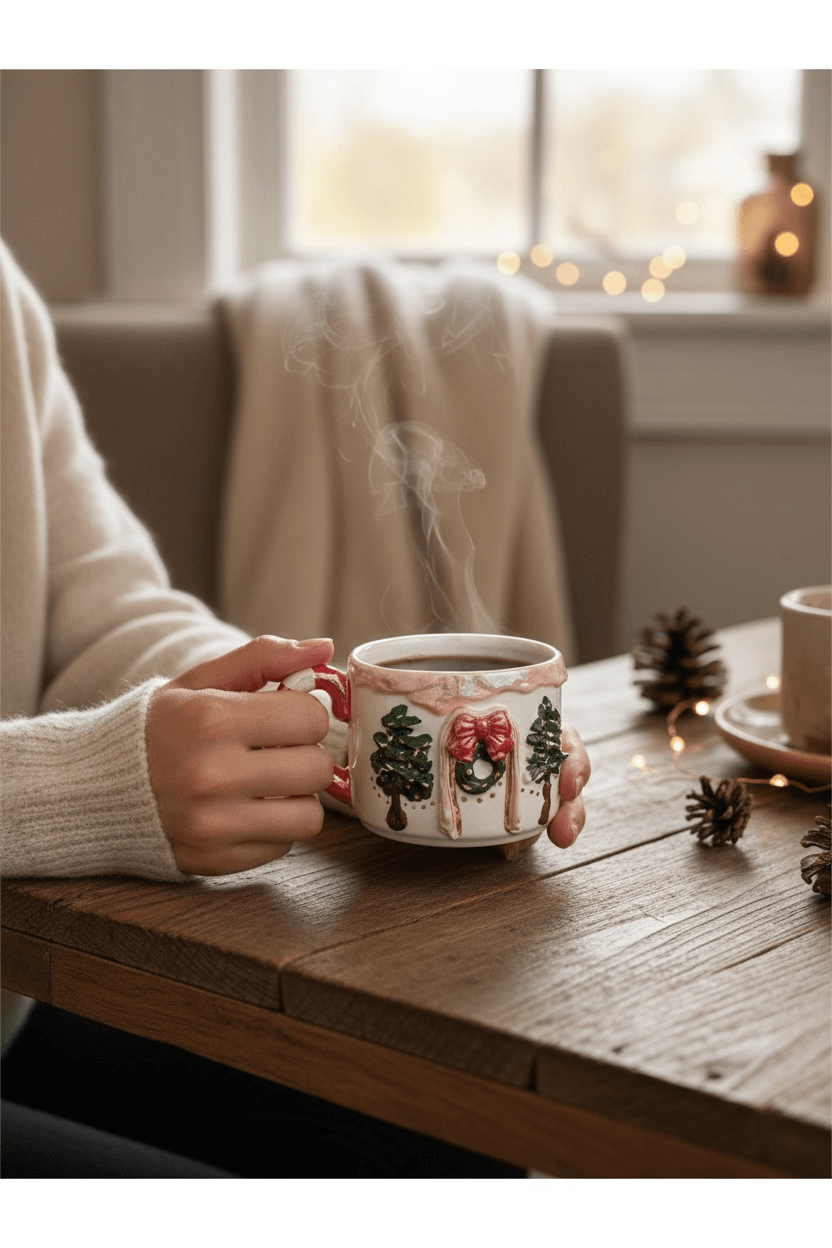 Şeker Evim Christmas Seramik Kupa