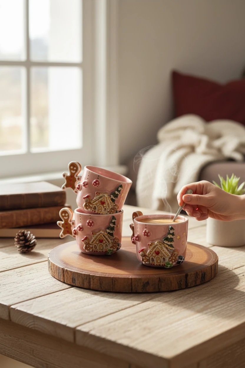 Holly Jolly Christmas Seramik Kupa