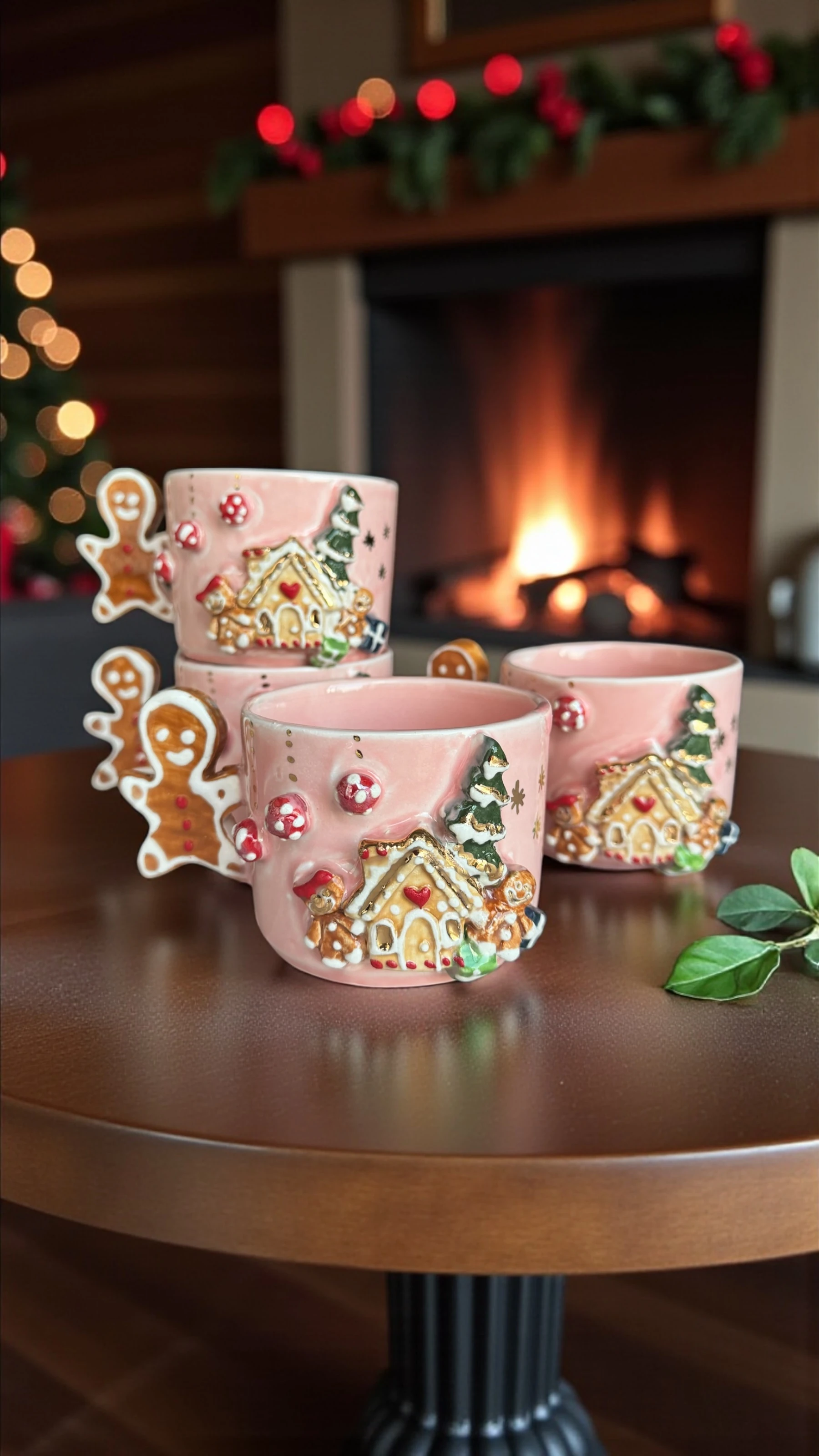 Holly Jolly Christmas Seramik Kupa