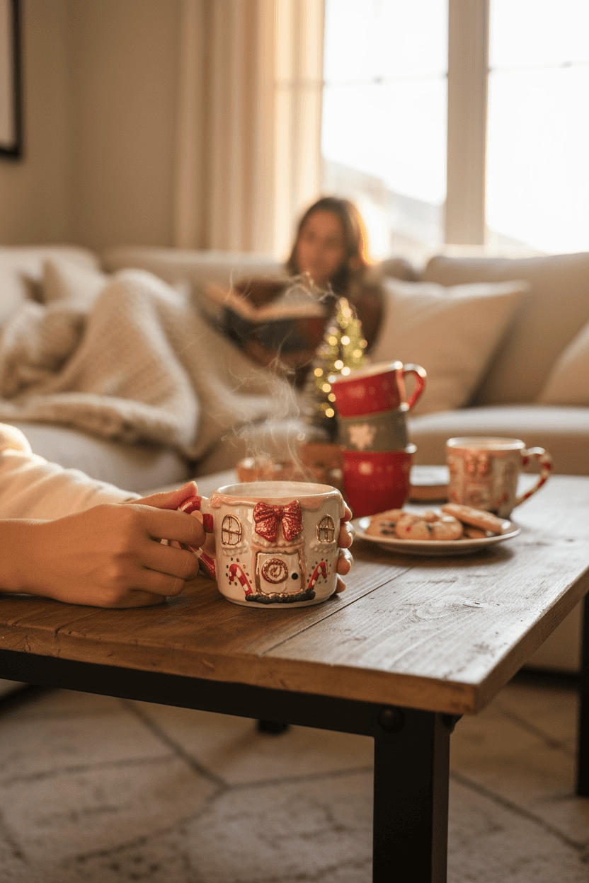 Gingerbread Christmas Seramik Kupa 