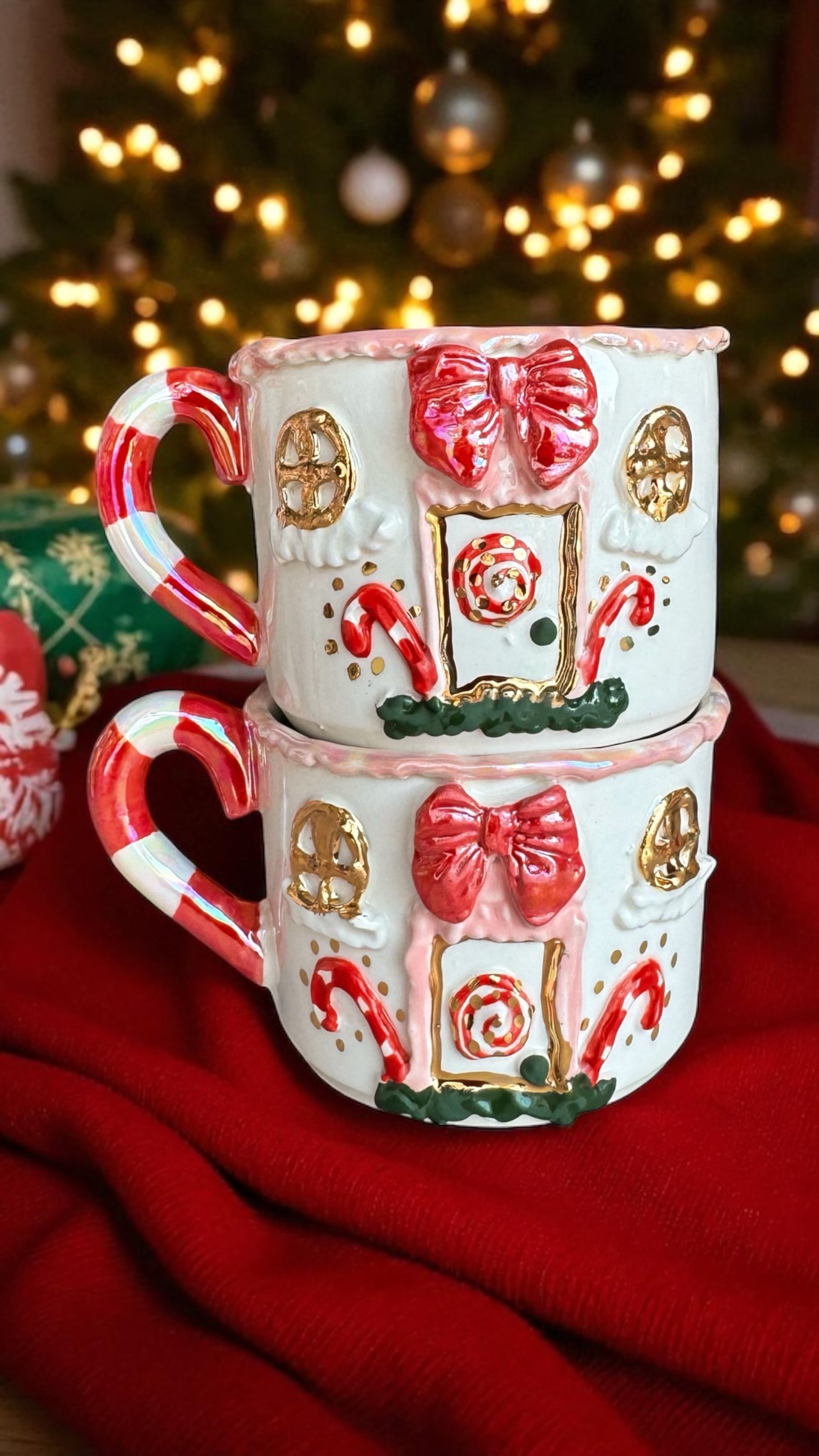 Gingerbread Christmas Seramik Kupa 