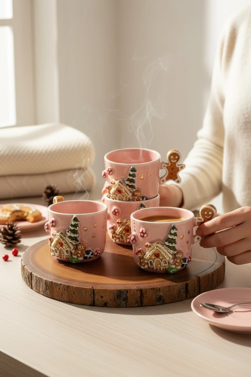 Holly Jolly Christmas Seramik Kupa