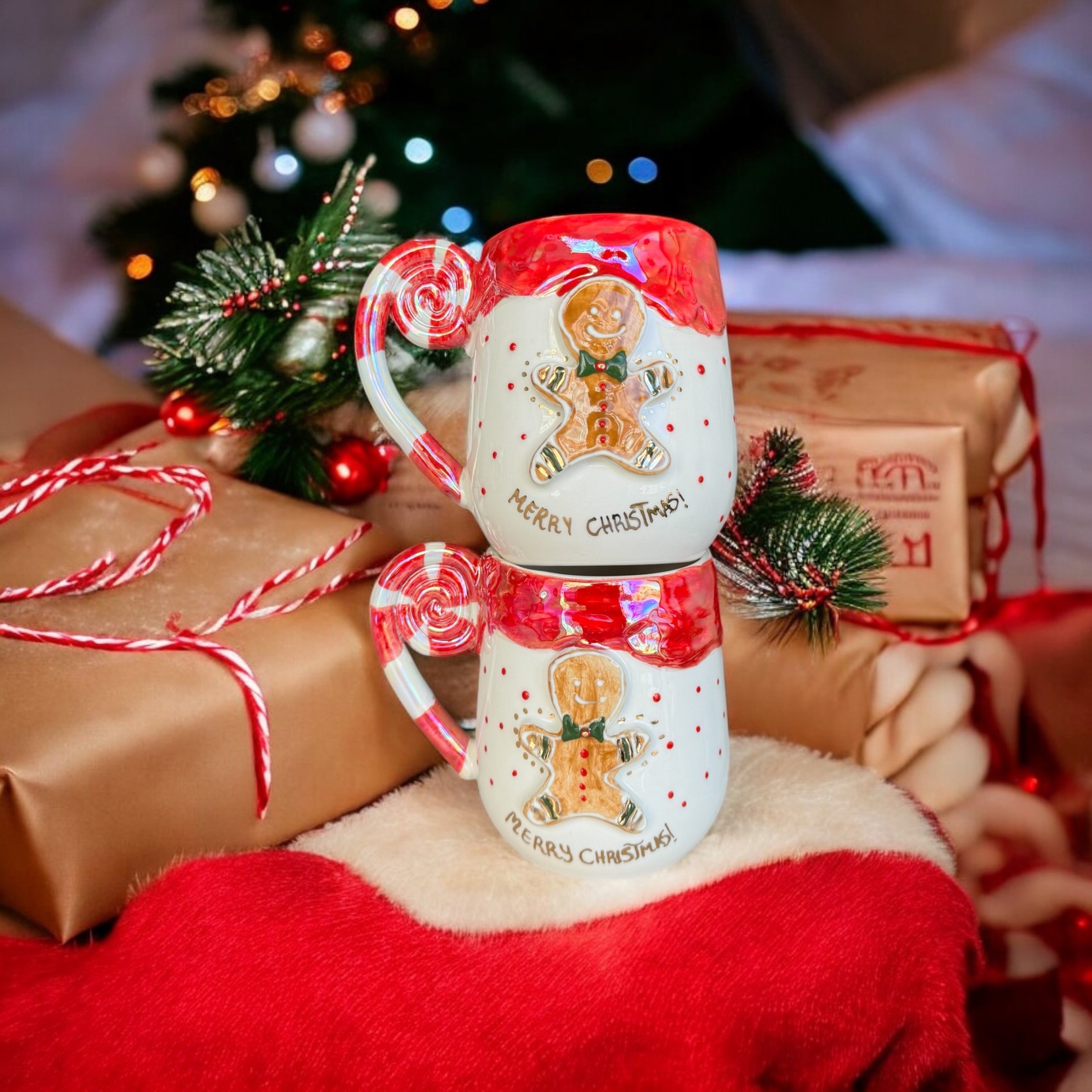 Christmas Cookie Seramik Kupa 