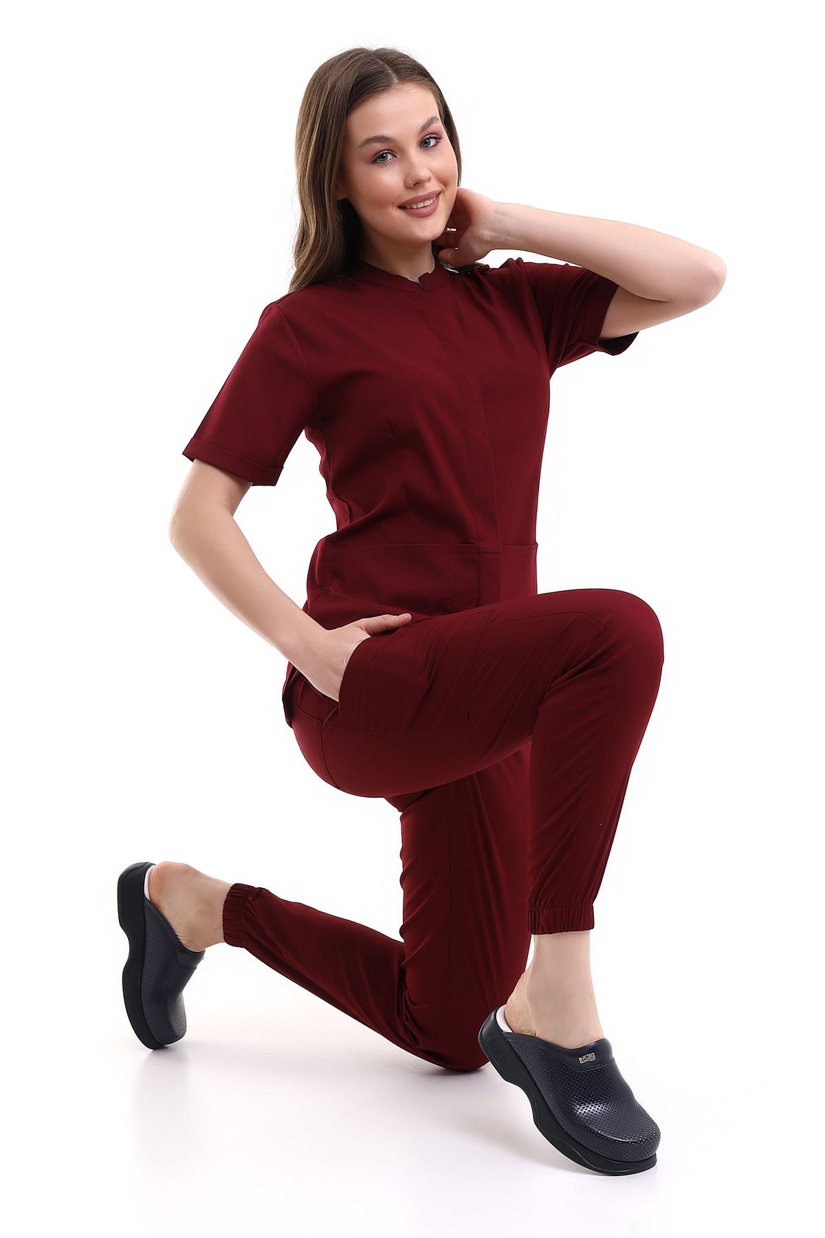 KADIN ÇITÇITLI JOGGER SCRUBS TAKIMI