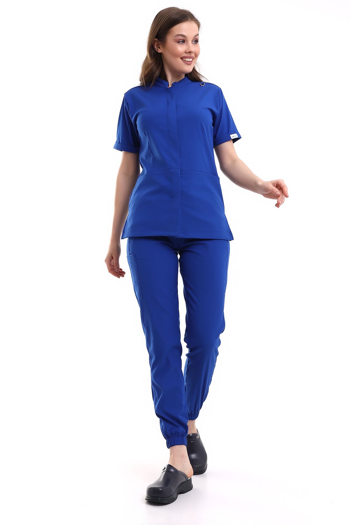 LİKRALI KADIN VETERİNER FORMASI