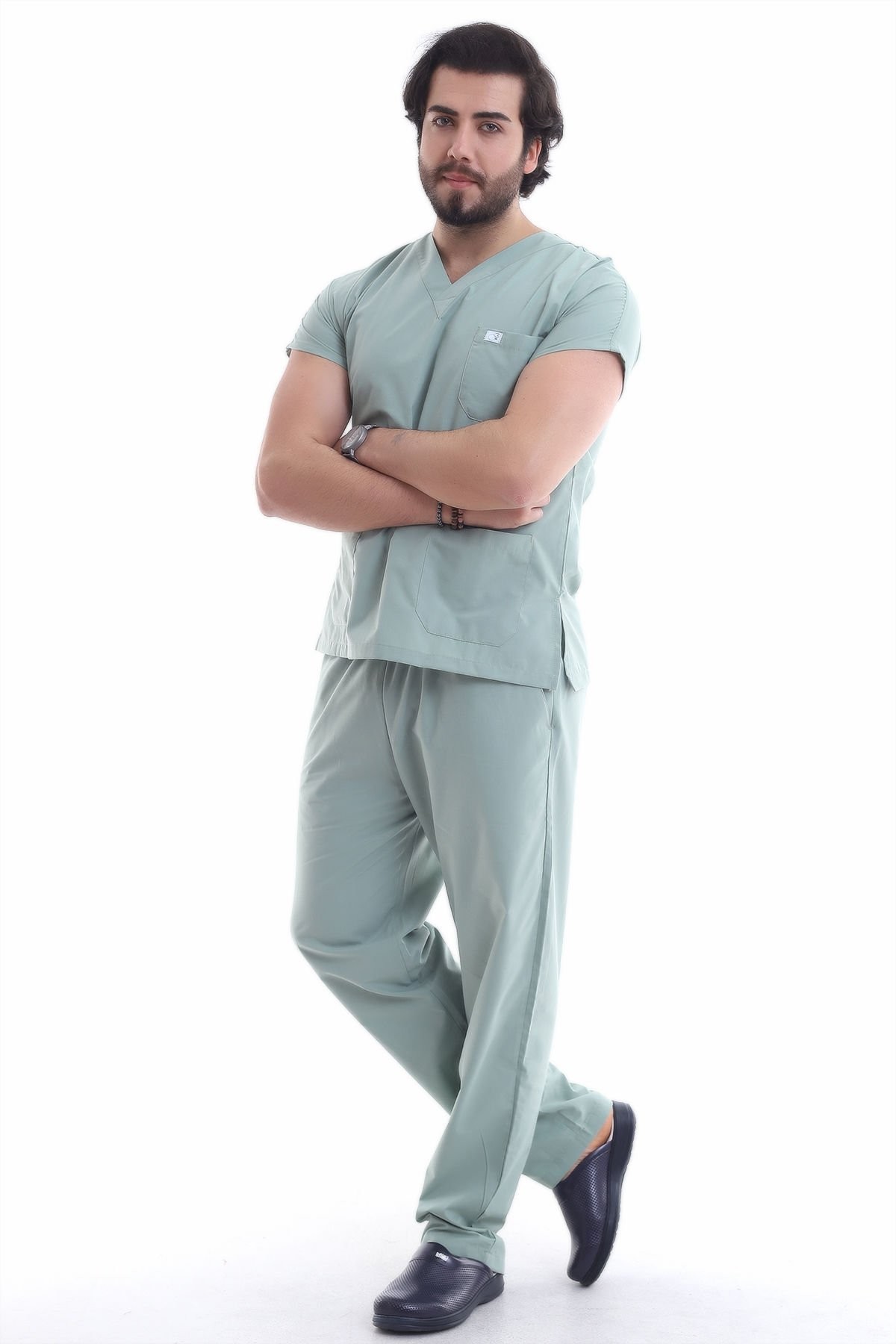 DR GREYS ERKEK LİKRALI DOKTOR HEMŞİRE SCRUBS