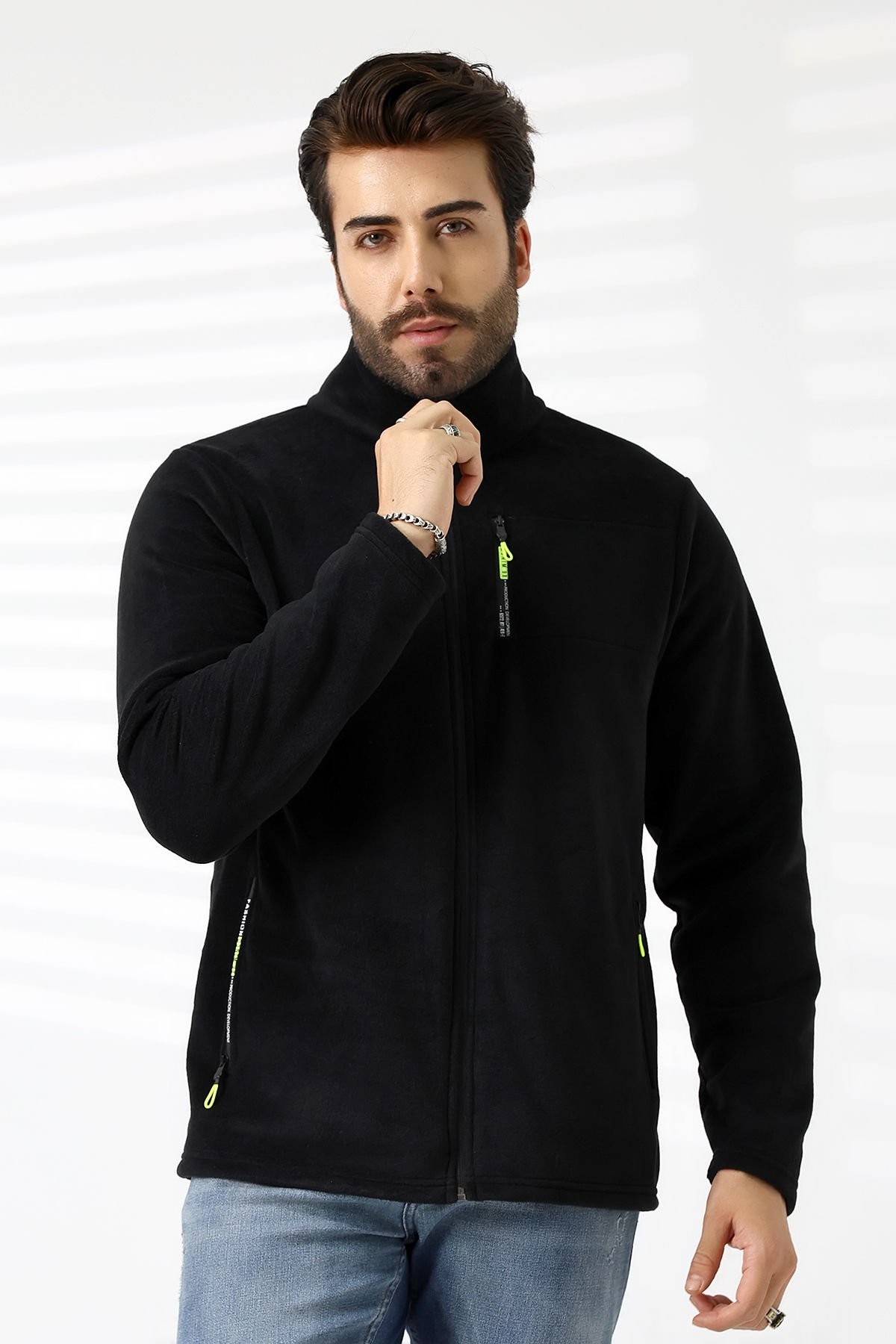 SİYAH  ERKEK POLAR