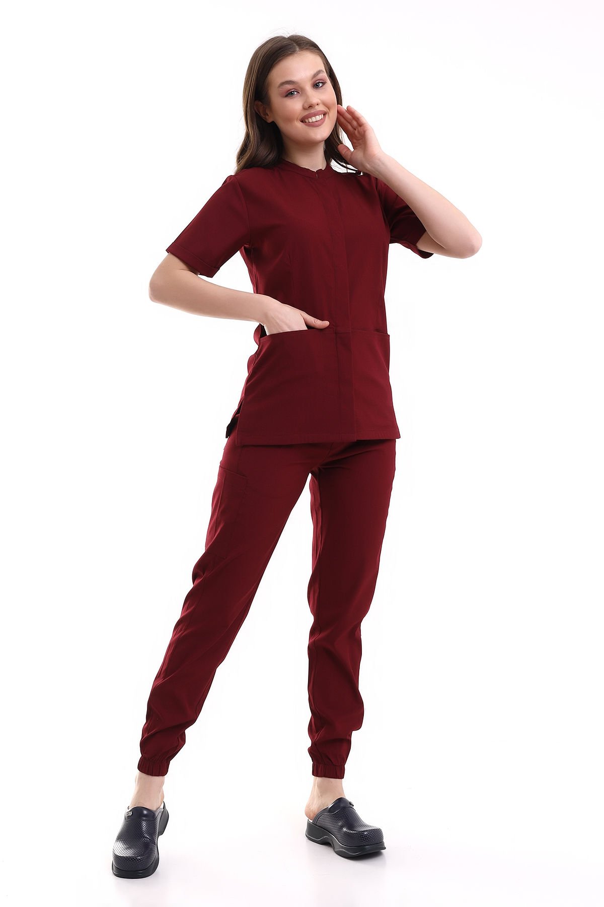 KADIN ÇITÇITLI JOGGER SCRUBS TAKIMI