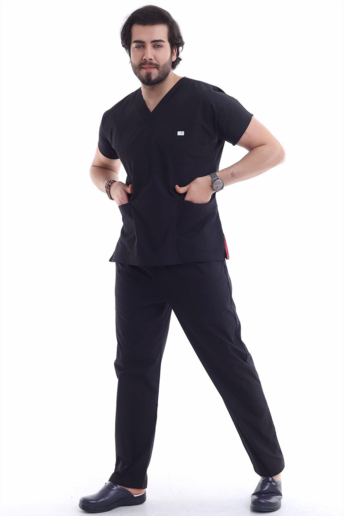 DR GREYS ERKEK LİKRALI SCRUBS FORMA