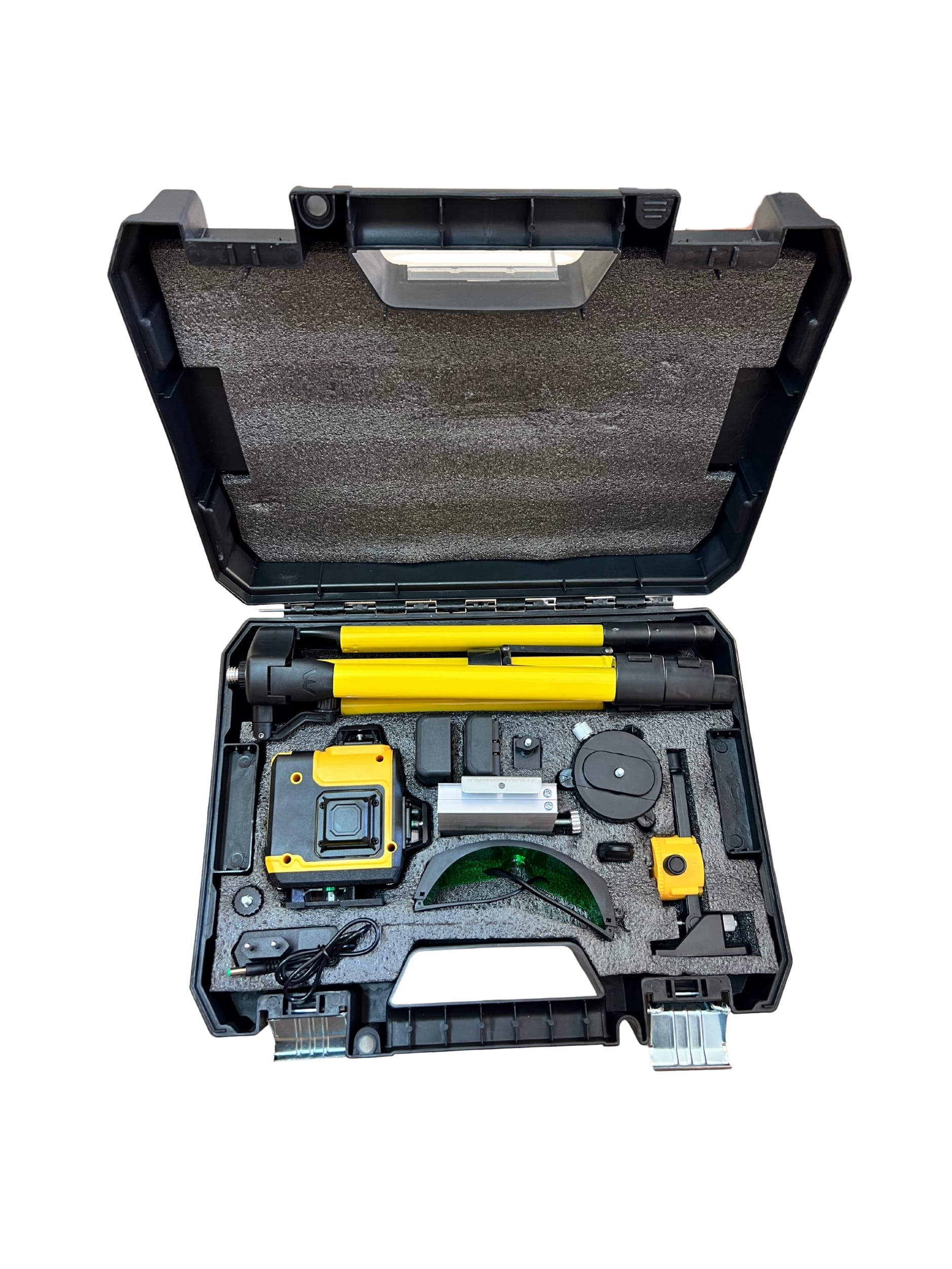 Dewalt 16 Çizgili 360° Yeşil Lazer Nivelatör Seti (Kumandalı)