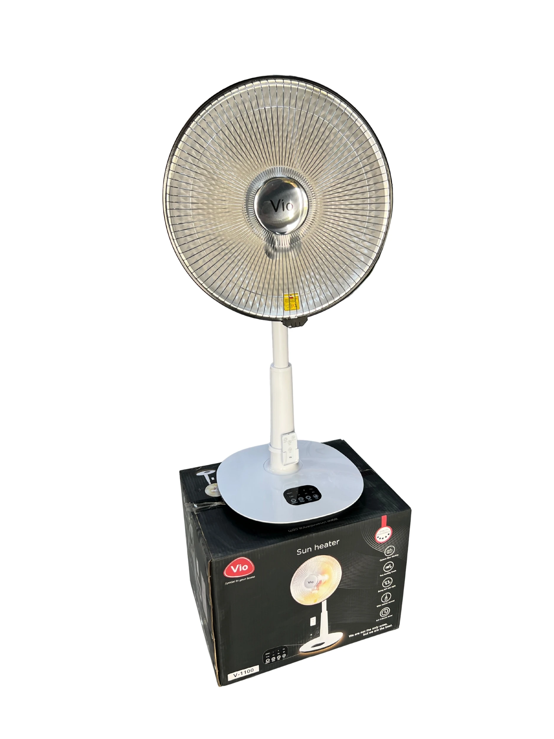 Tasarruflu Vantilatör Isıtıcı | Uzaktan Kumandalı Dokunmatik Ekranlı Elektrikli Isıtıcı