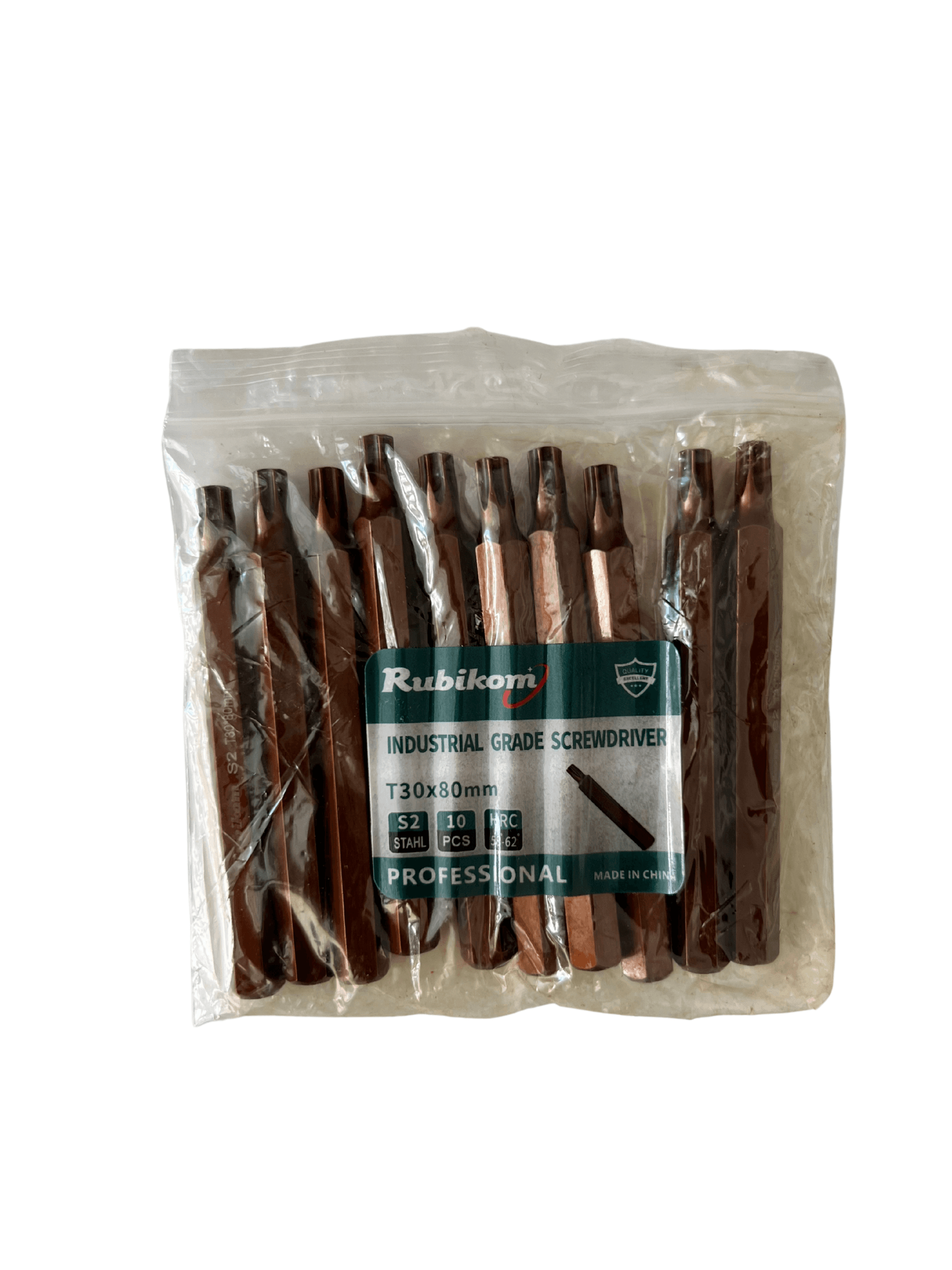 Rubikom S2 T30 80mm Torx Bits -