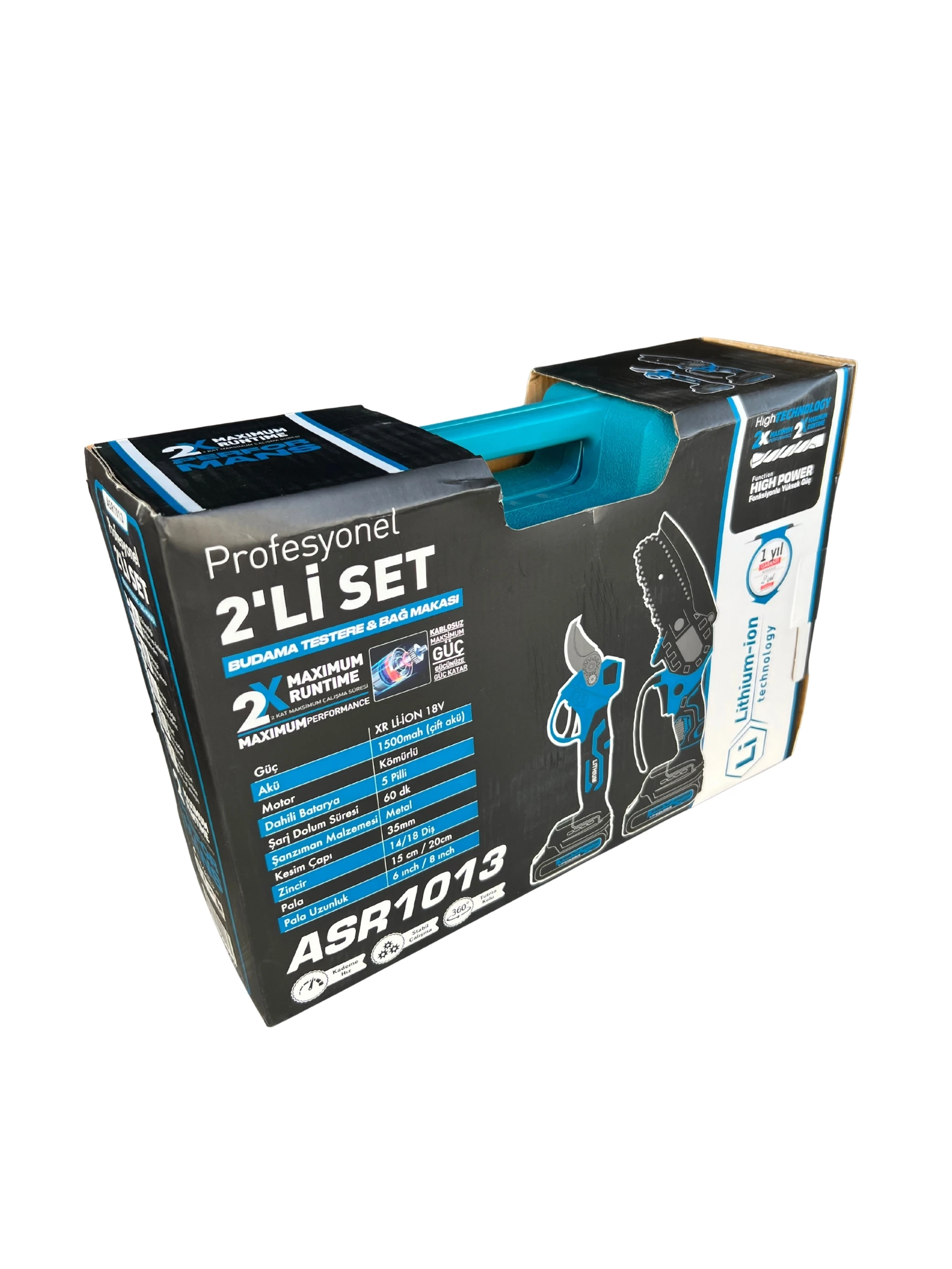 Profesyonel 2'li Budama ve Bağ Makası Seti 