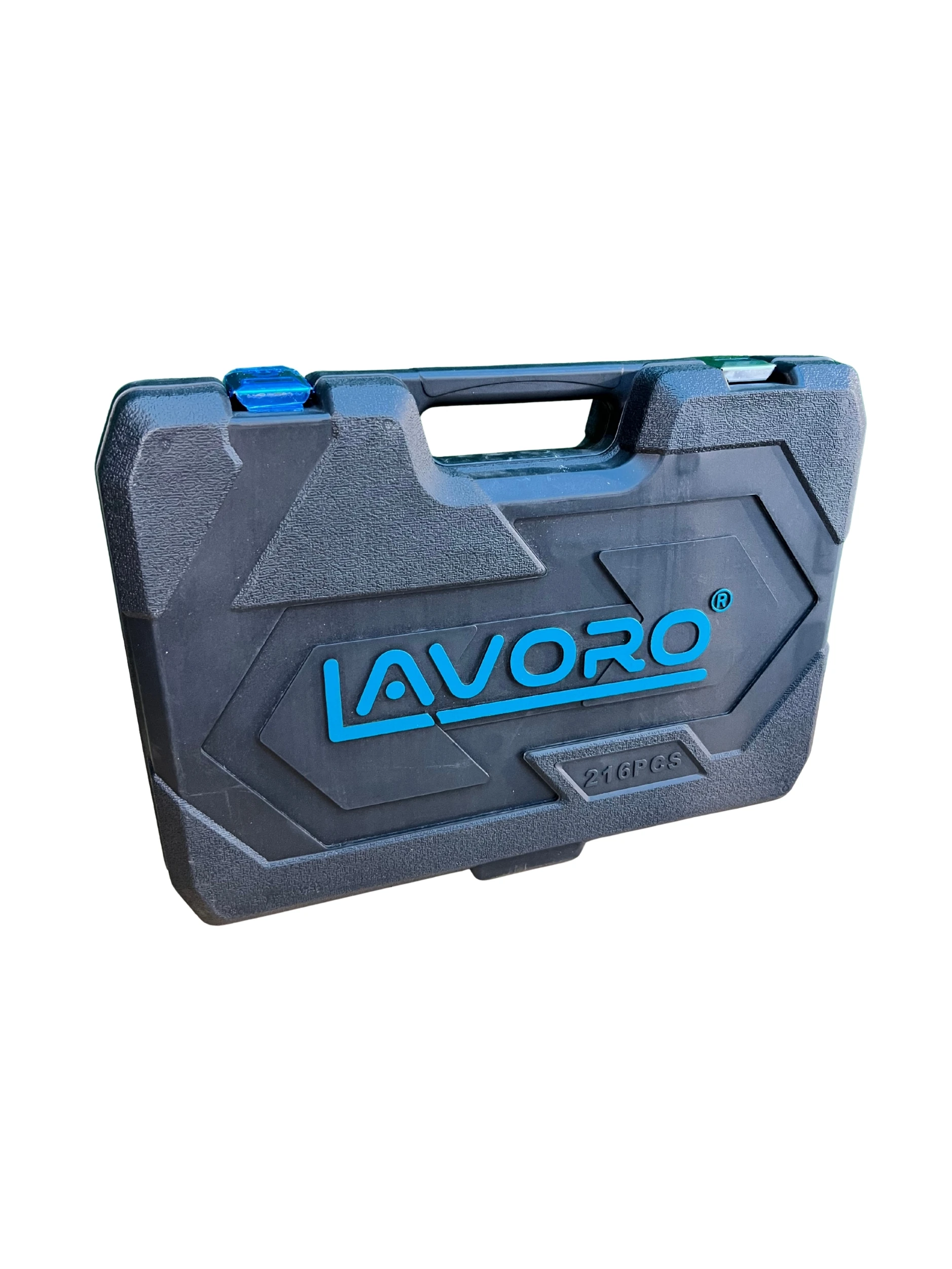 LAVORO 216 Parça 72 Dişli Eğik Cırcır Kolu Profesyonel Lokma Takım Çantası 