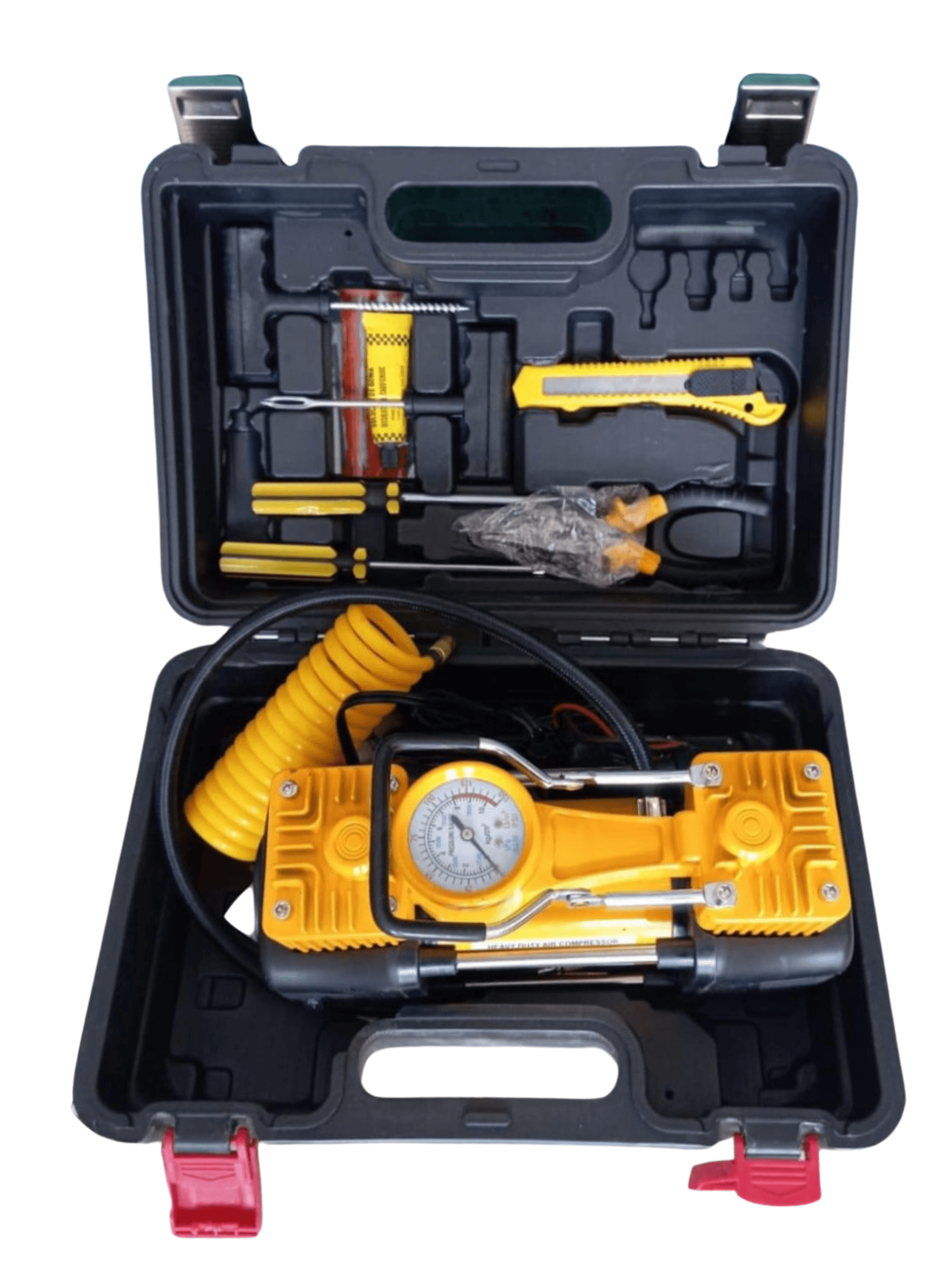 Profesyonel Çift Pistonlu 12V 150 Psi Hızlı Dolum Araç Lastik ve Bot Şişirme Kompresörü 