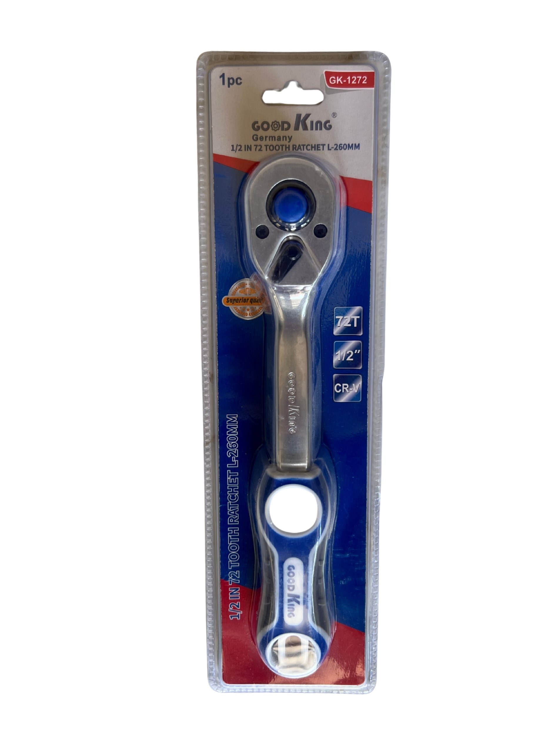 Good King Profesyonel 1/2" 72 Diş Lokma Cırcır Kolu