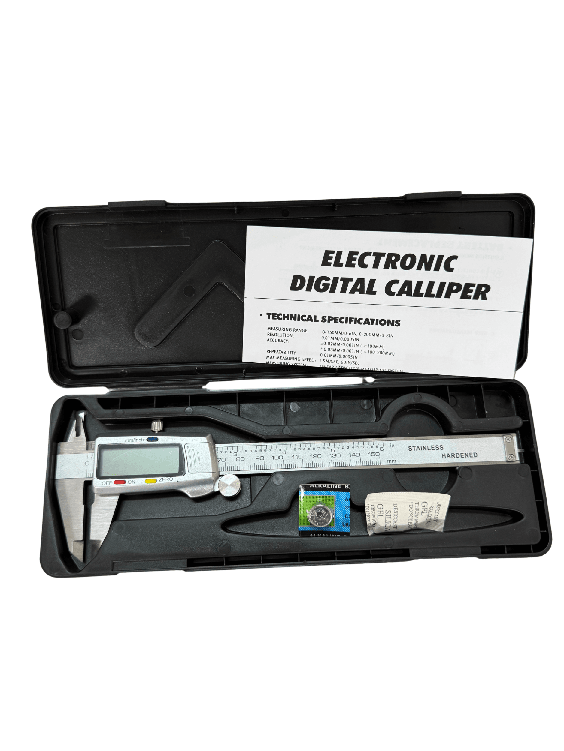 6 İnç (150mm) Paslanmaz Çelik Elektronik Dijital Kumpas