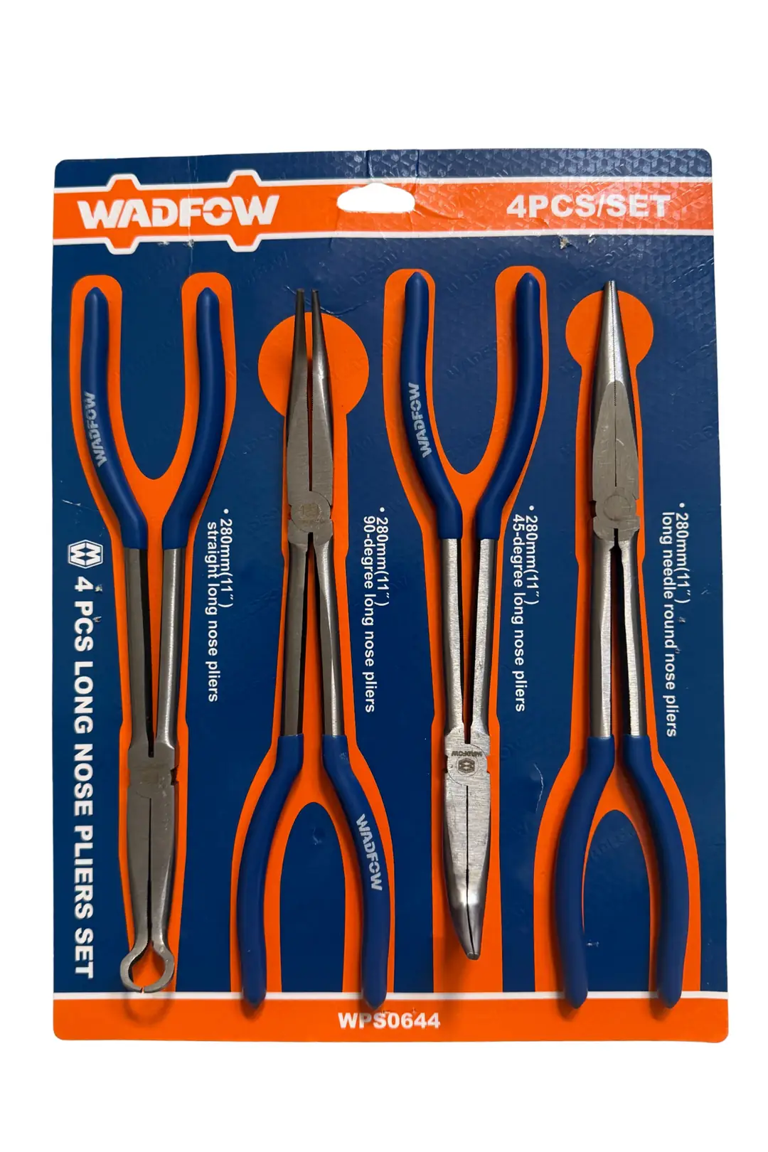WADFOW 4'lü Uzun Kargaburun ve Pense Seti (280 mm