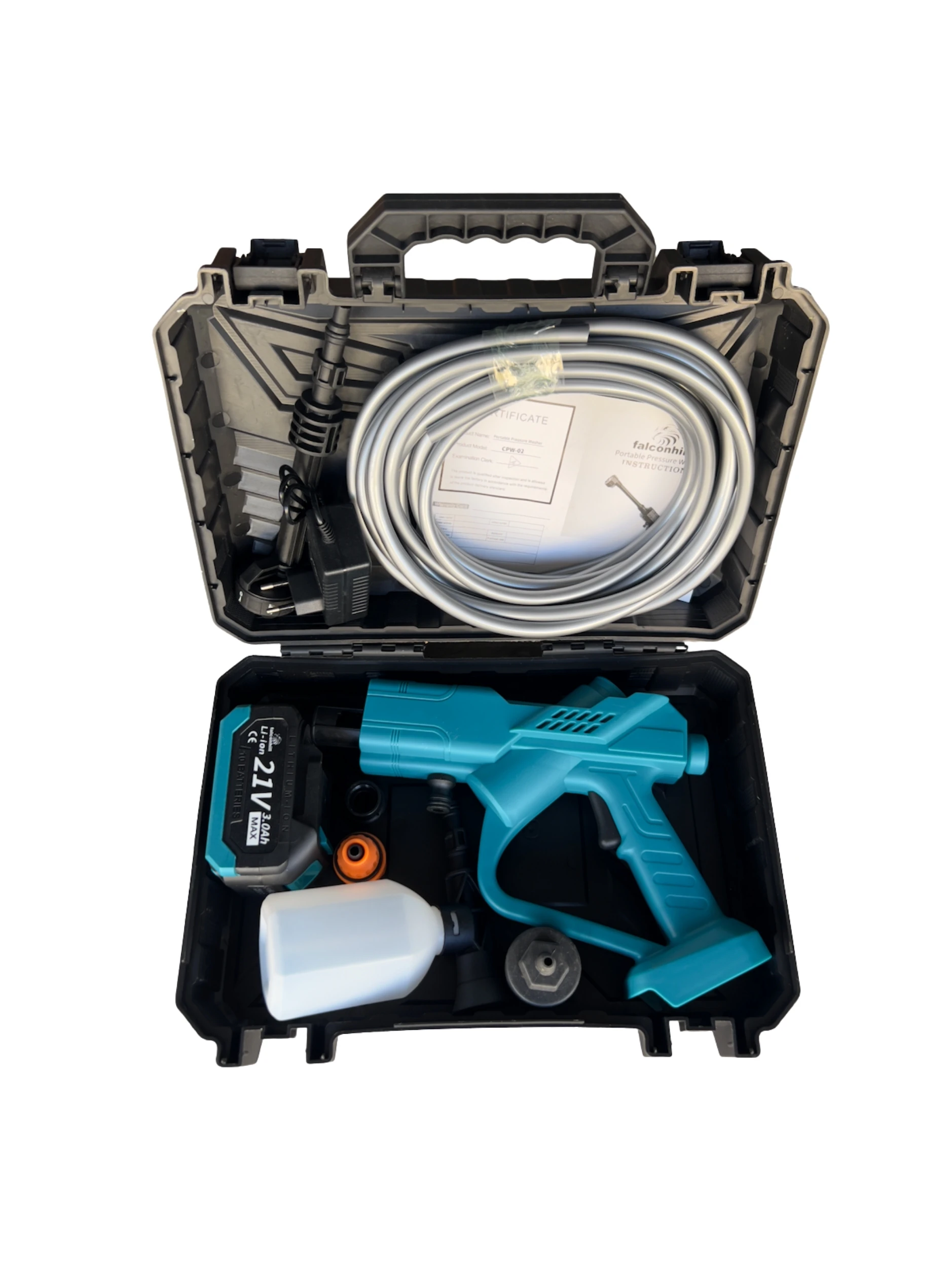 Akülü Şarjlı Yüksek Basınçlı Oto Yıkama ve Sulama Tabancası 