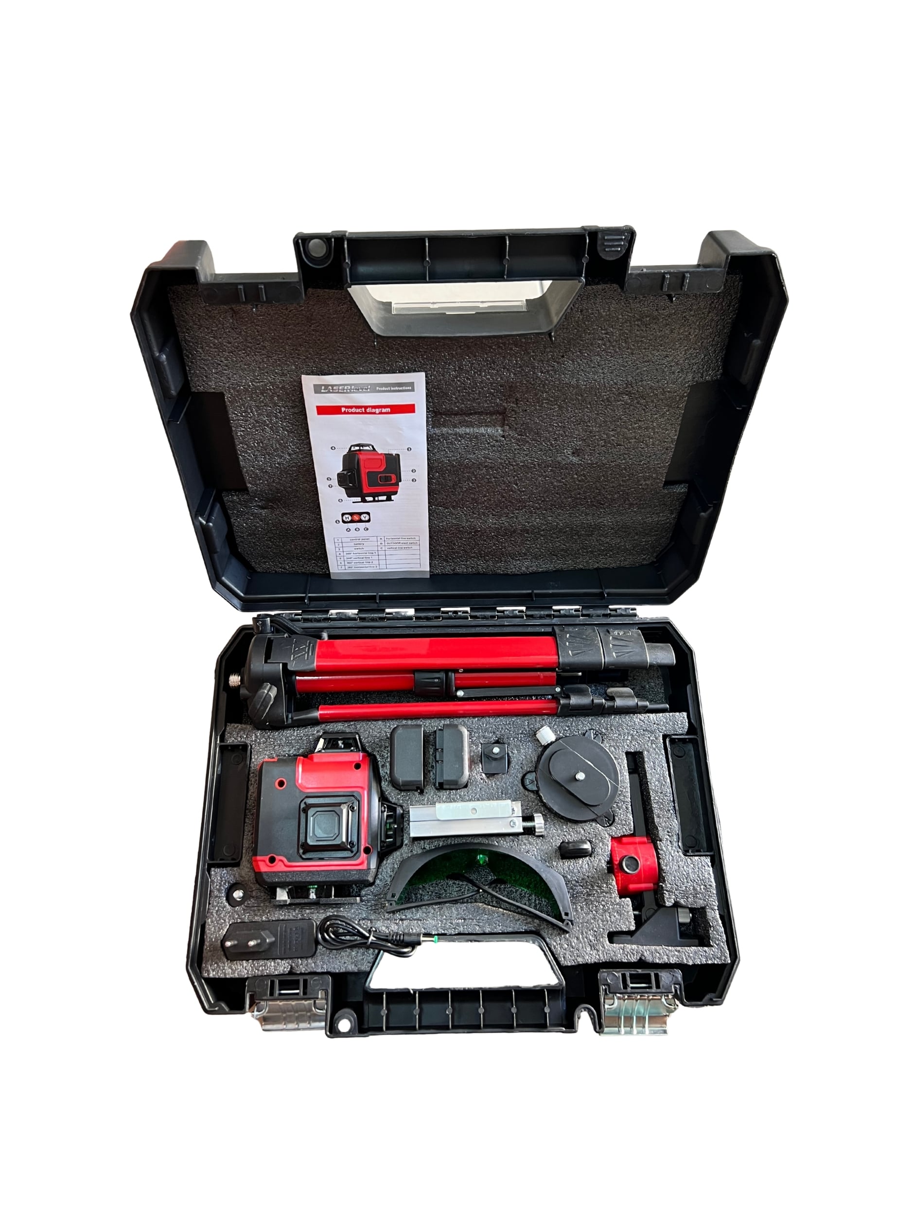  milwaukee 16 Çizgili 360° Yeşil Lazer Nivelatör Seti (Kumandalı)