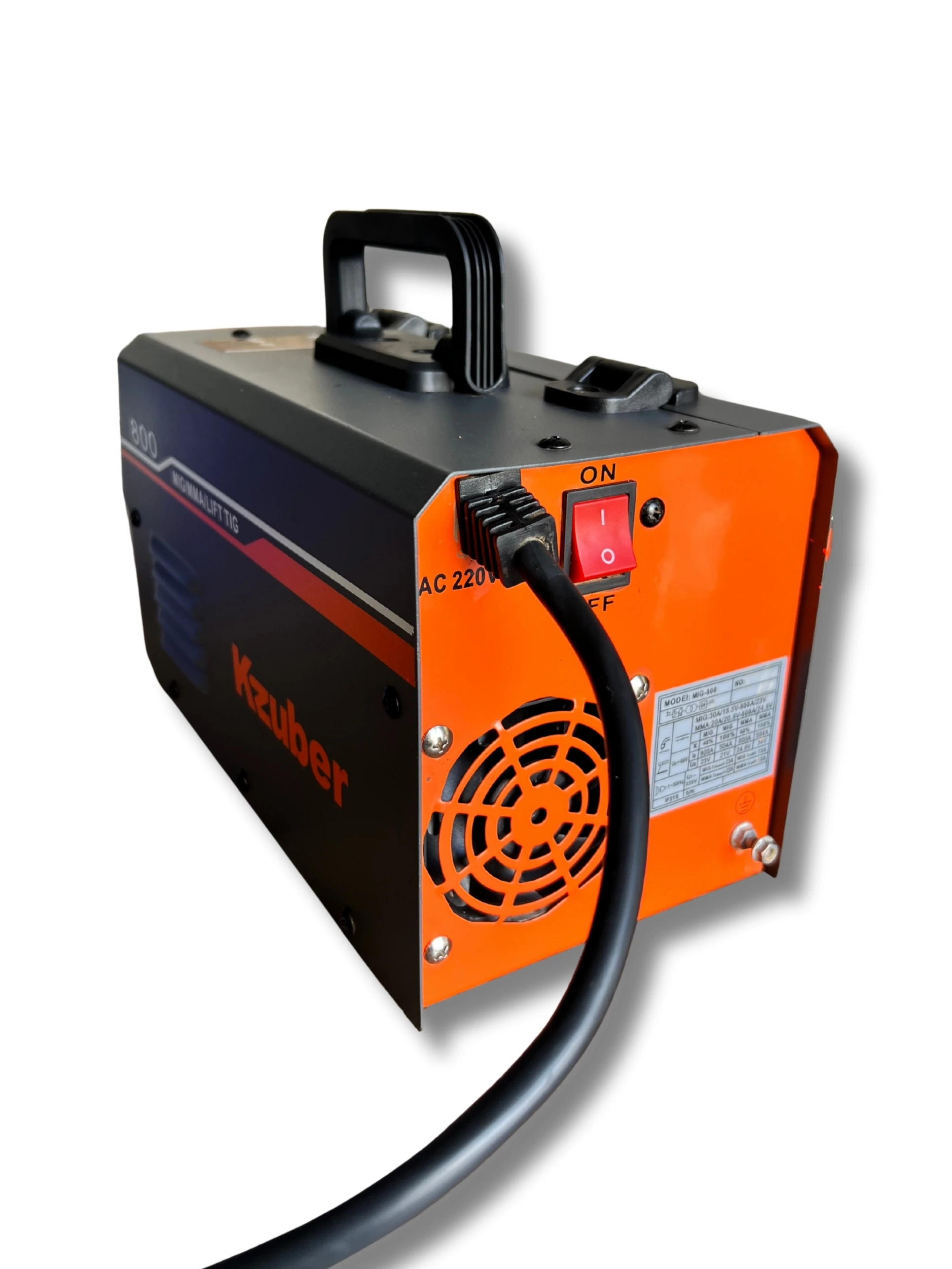 Kzuber 800 Serisi: Gücün Yeni Tanımı! 3'ü 1 Arada Gazsız Gazaltı (MIG/MMA/TIG) Kaynak Makinesi