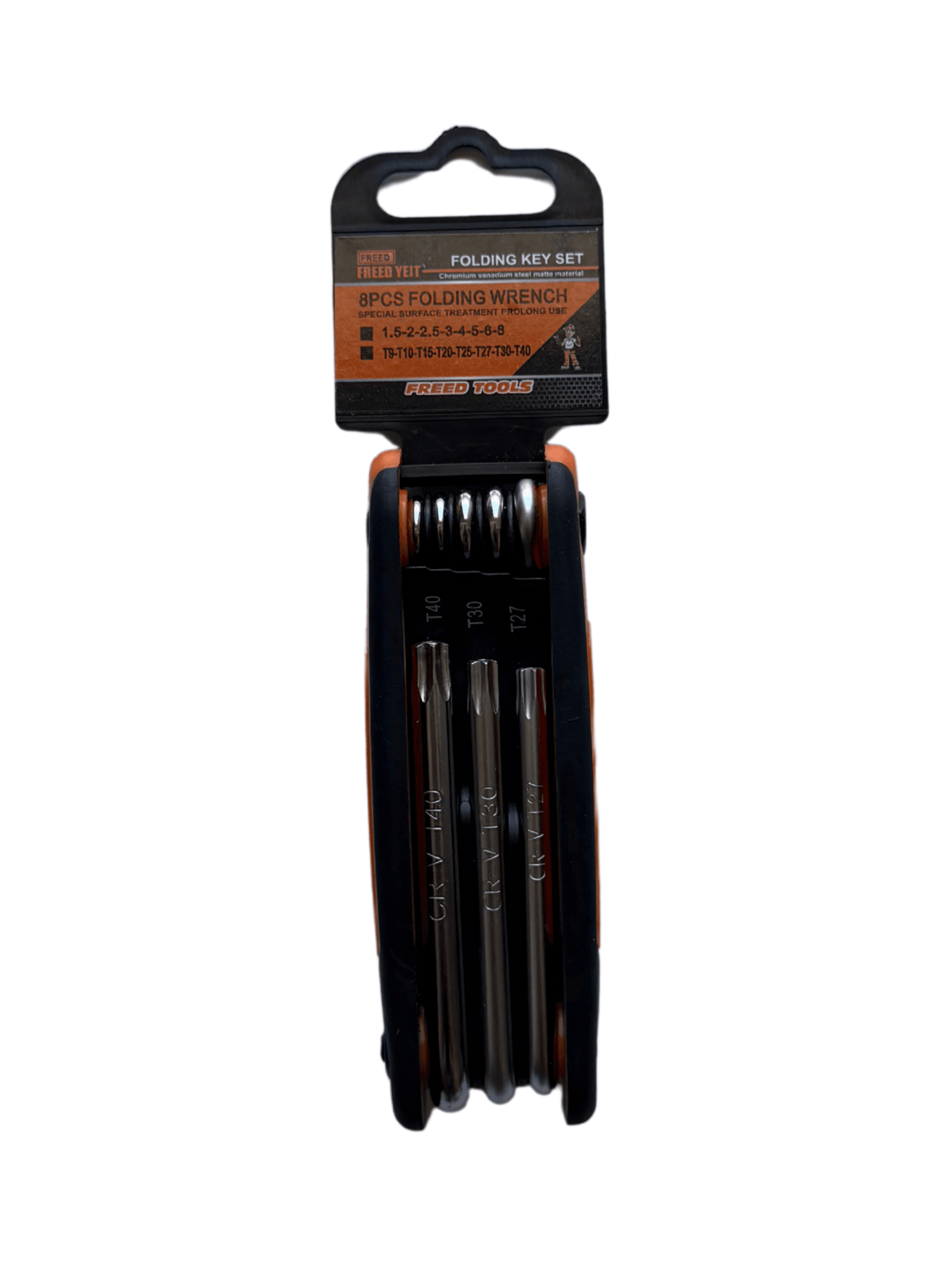 FREED YEIT® Katlanır (Çakı Tipi) Torx ve 6 Köşe Alyan Anahtar Seti