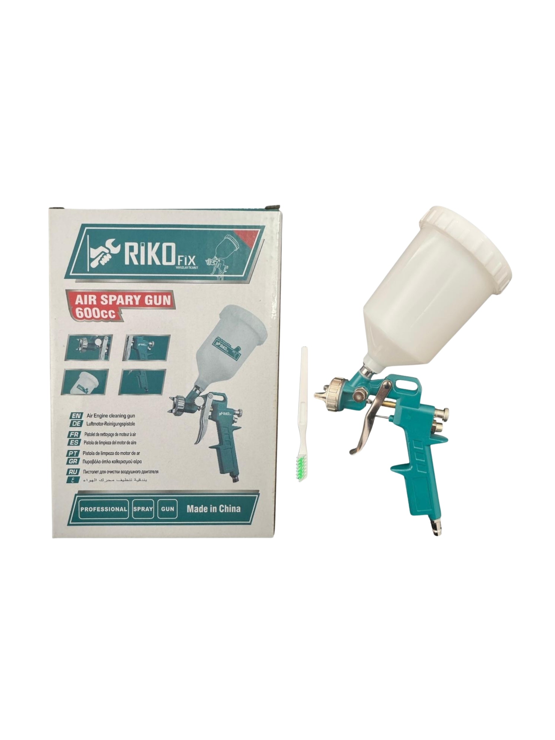  RİKOFİX Üstten Depolu Boya Tabancası - 600 cc