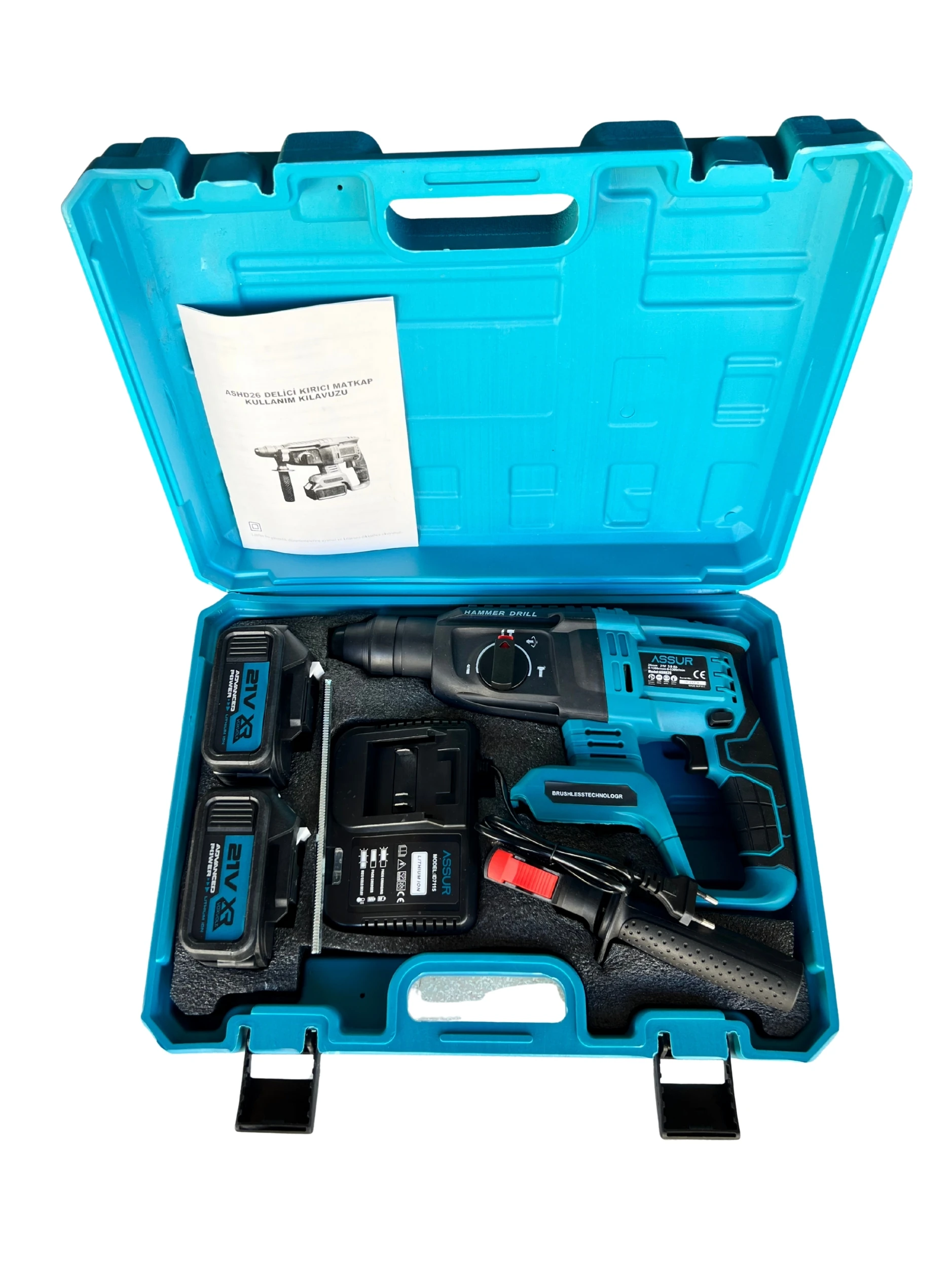 ASSUR 21V BRUSHLESS Akülü SDS-Plus Kırıcı/Delici