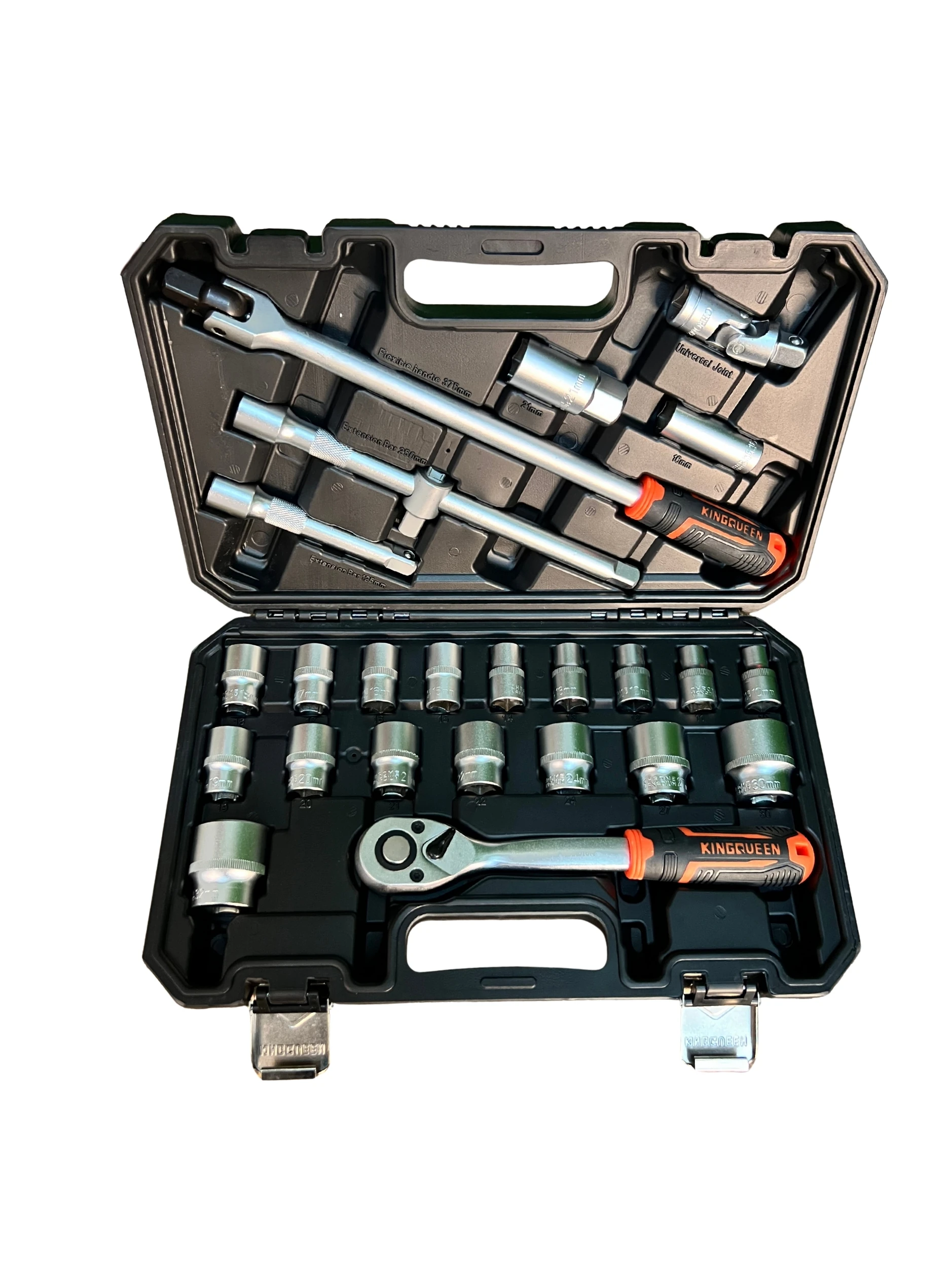 KINGQUEEN 25 Parça  72 diş eğik Lokma Takım Çantası