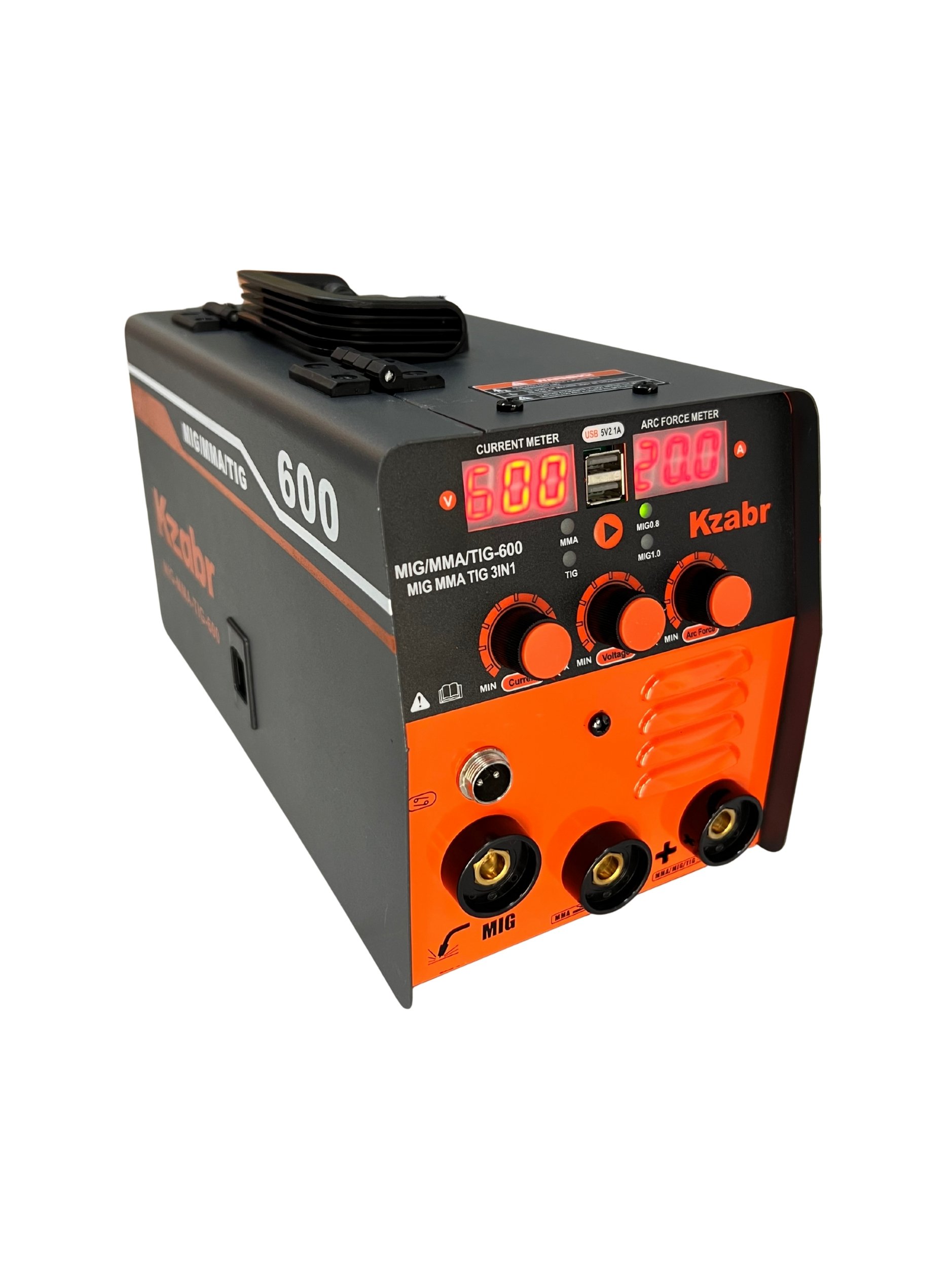 Kzabr Professional MIG MMA-600 Yeni Nesil Kaynak Makinesi 