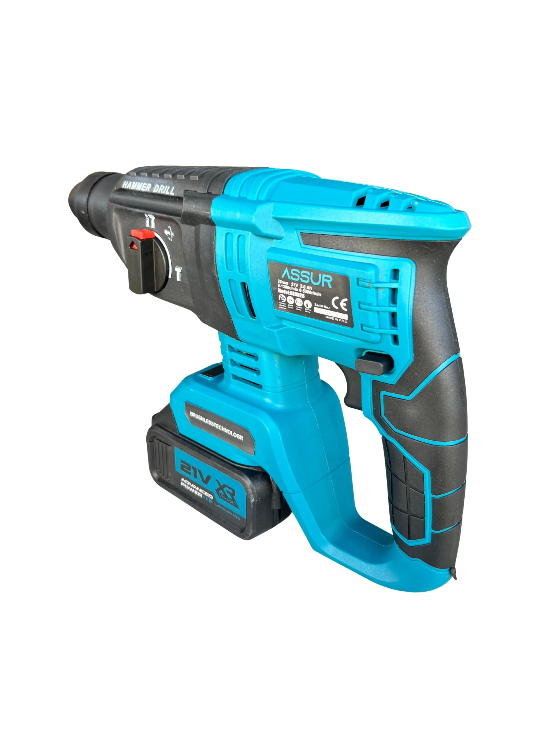 ASSUR 21V BRUSHLESS Akülü SDS-Plus Kırıcı/Delici