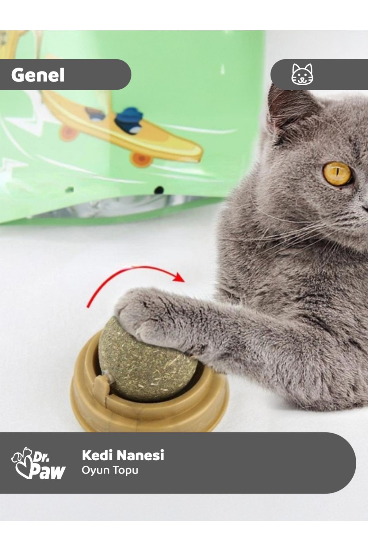 Kedi Nanesi Oyun Topu – Kediniz İçin Eğlenceli ve Doğal Bir Oyun Arkadaşı!