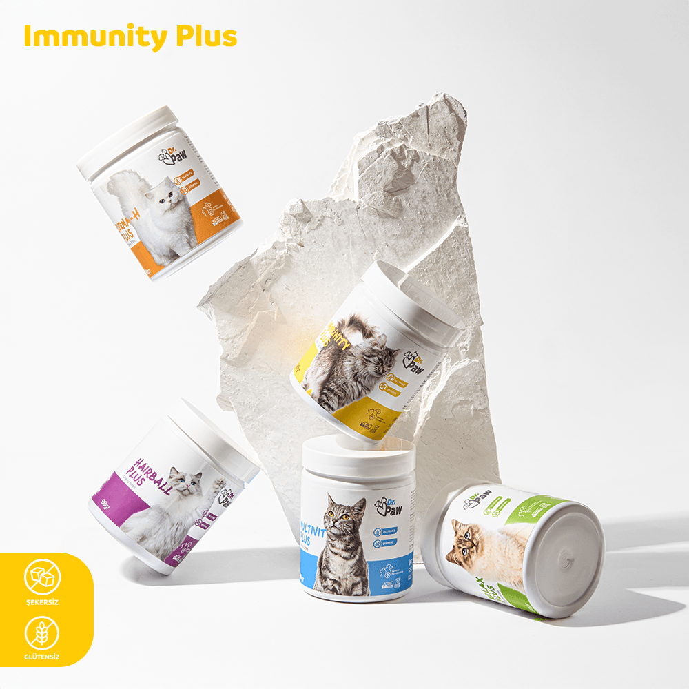 Immunity Plus: Kediler İçin Bağışıklık Sistemi Destekleyici Çiğnenebilir Tablet (90 gr)