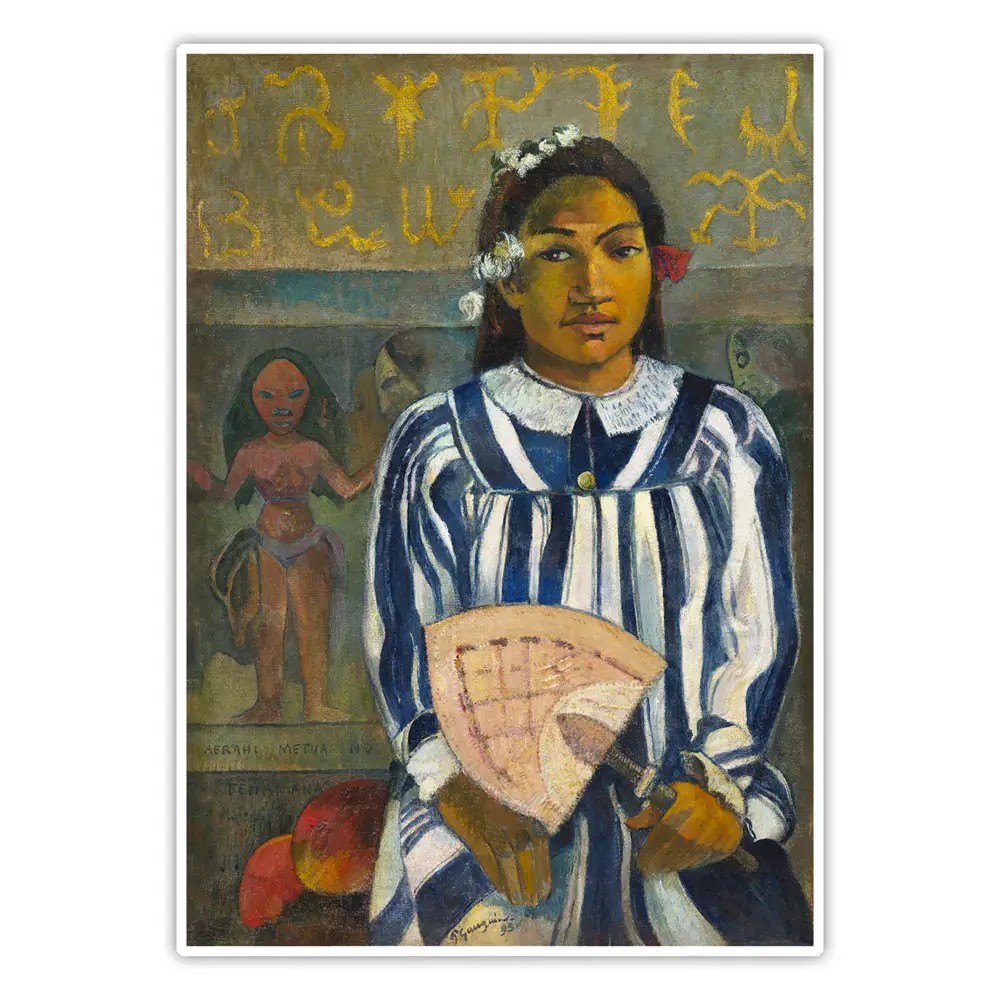 Tehamana'nın Ataları - Paul Gauguin Poster