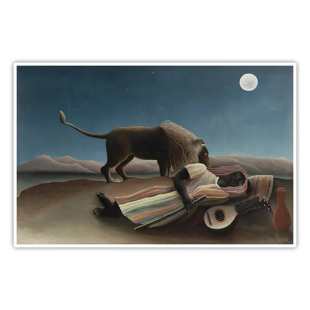 Uyuyan Çingene - Henri Rousseau Poster