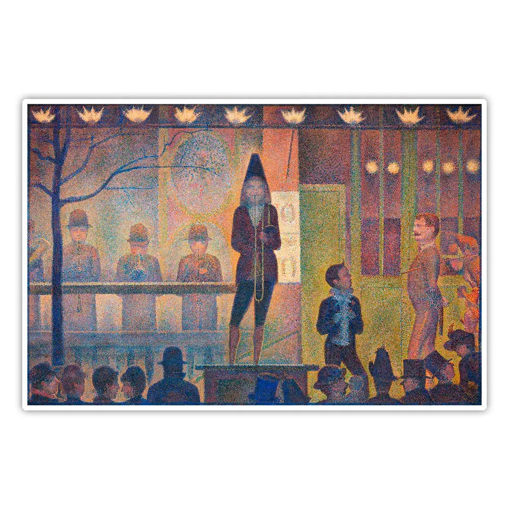 Sirk Yan Gösterisi - Georges Seurat Poster