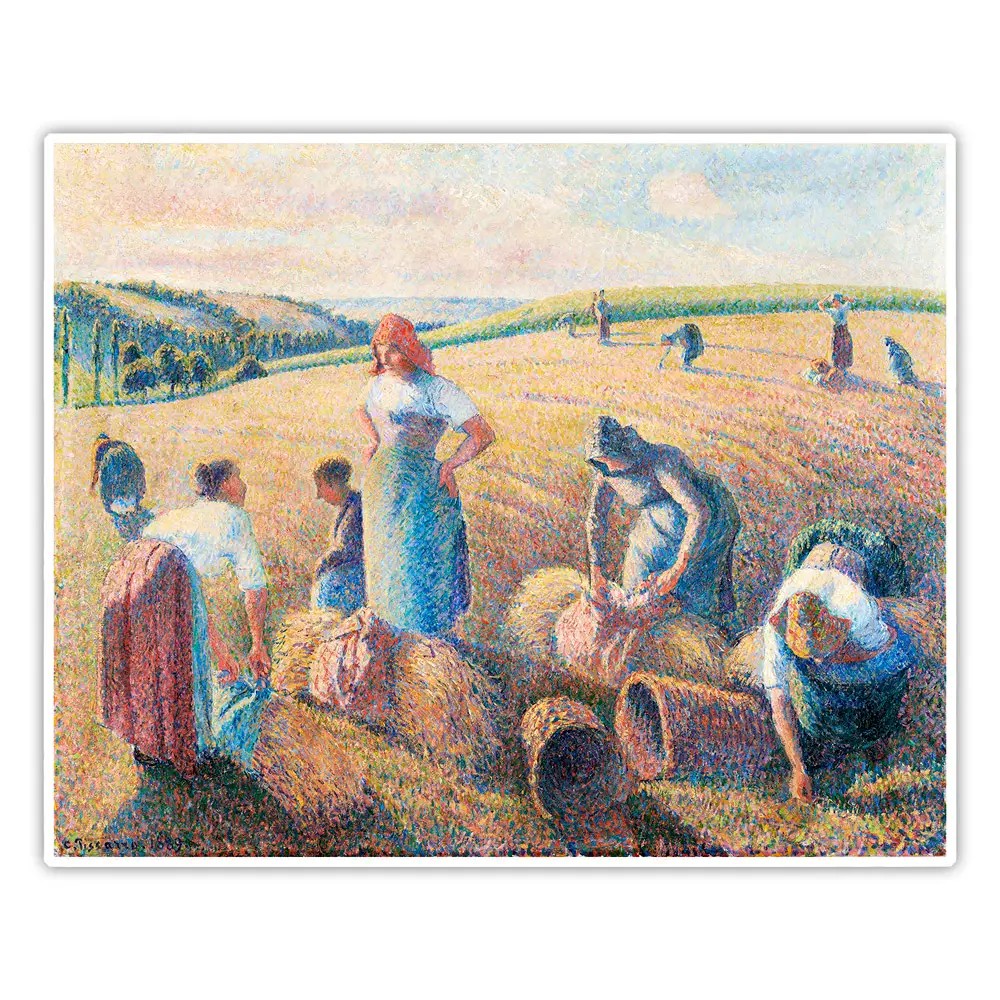 Başak Toplayanlar - Camille Pissarro Poster