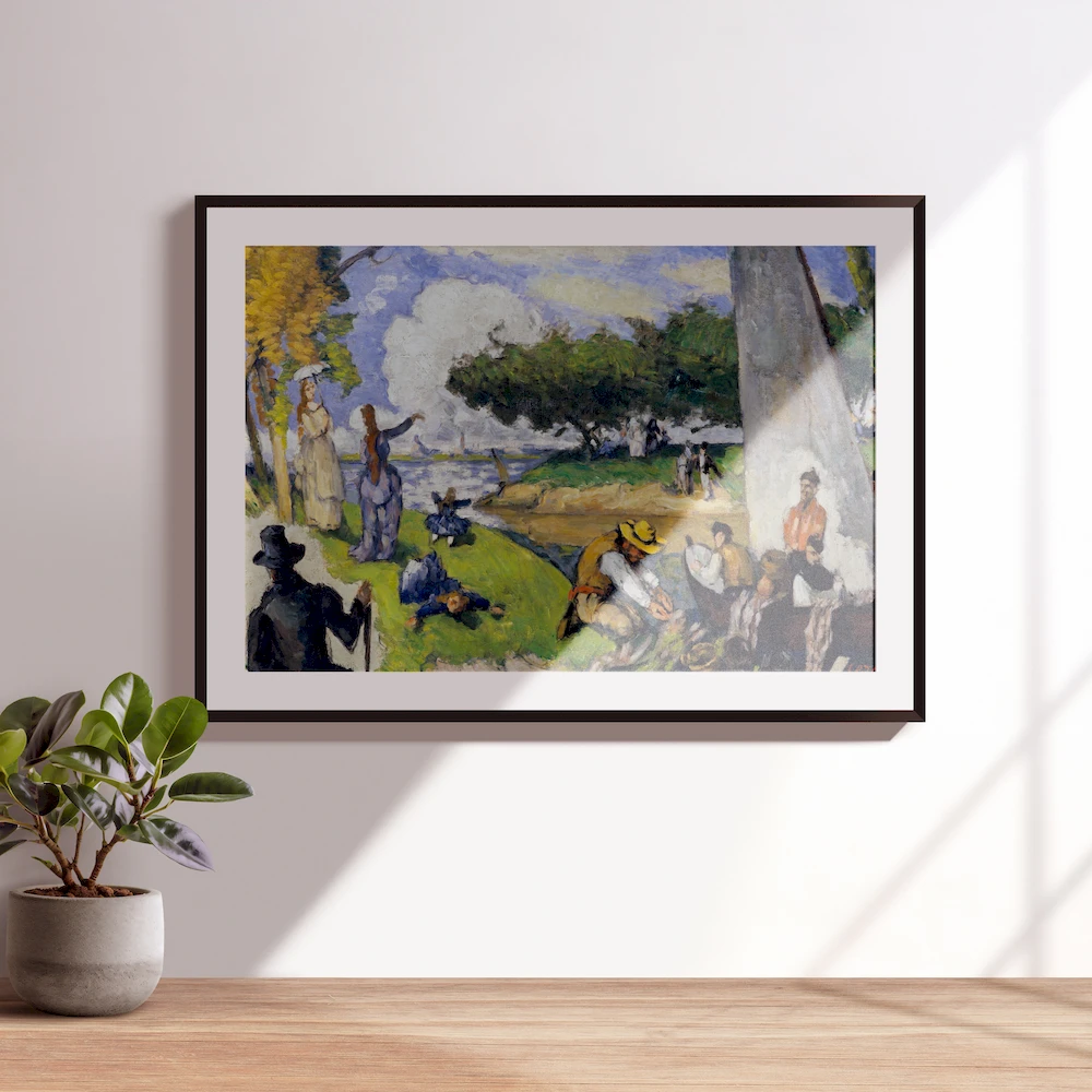 Balıkçılar - Paul Cézanne Poster