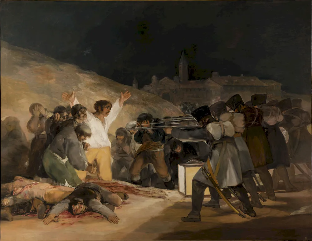 3 Mayıs 1808" (Madrid'de Kurşuna Dizilenler) - Francisco de Goya Poster